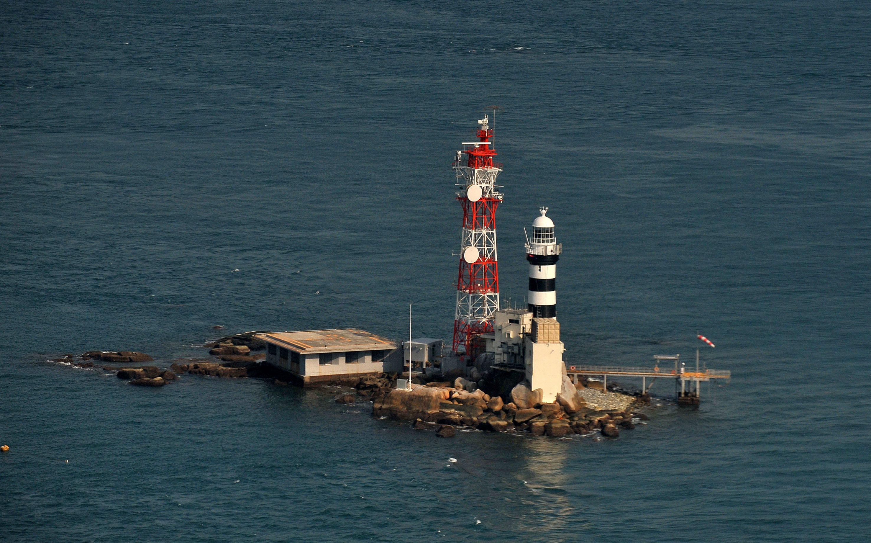 The Horsburgh lighthouse on Pedra Branca off the eastern coast of Singapore. File photo: EPA/SPH