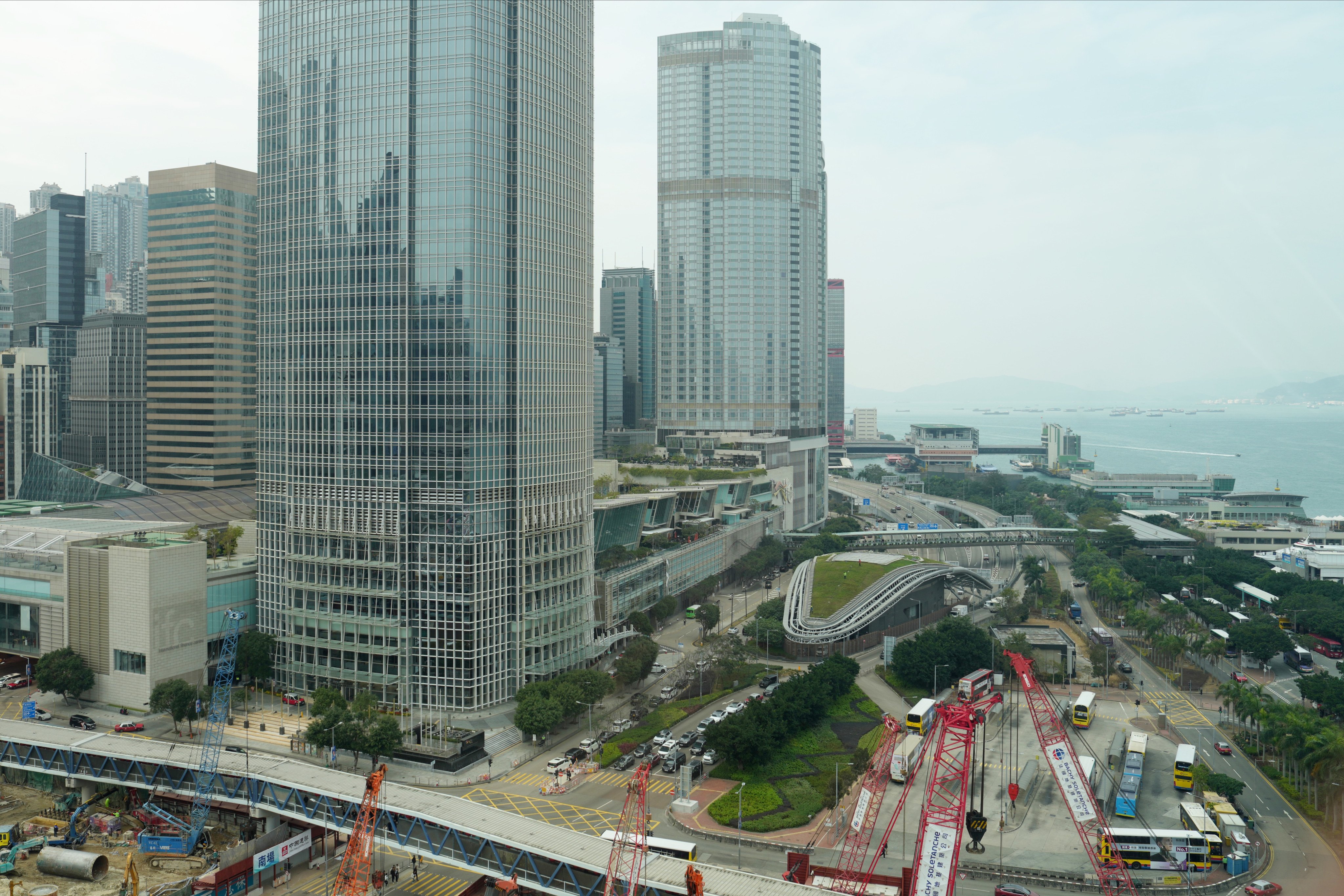 A triangular site between the International Finance Centre and Central Ferry Pier No 7 is being considered for the location of a new museum showcasing national achievements, according to a government source. Photo: Elson Li