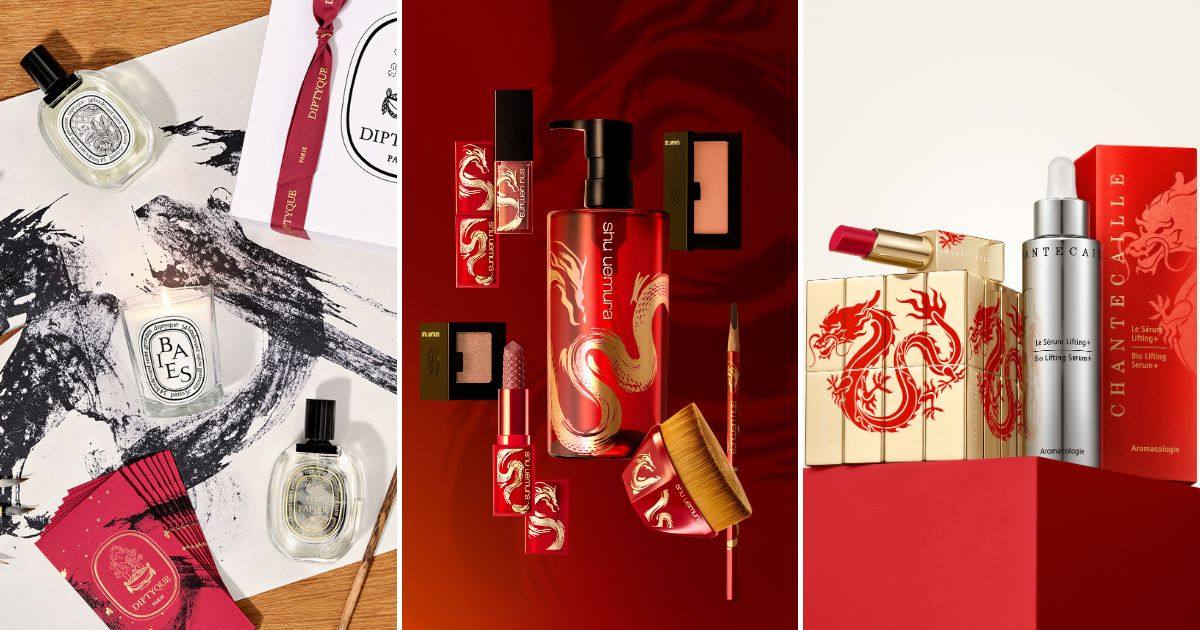 Diptyque, Shu Uemura and Chantecaille are among the brands releasing Lunar New Year beauty collections in 2024. Photo: Handouts