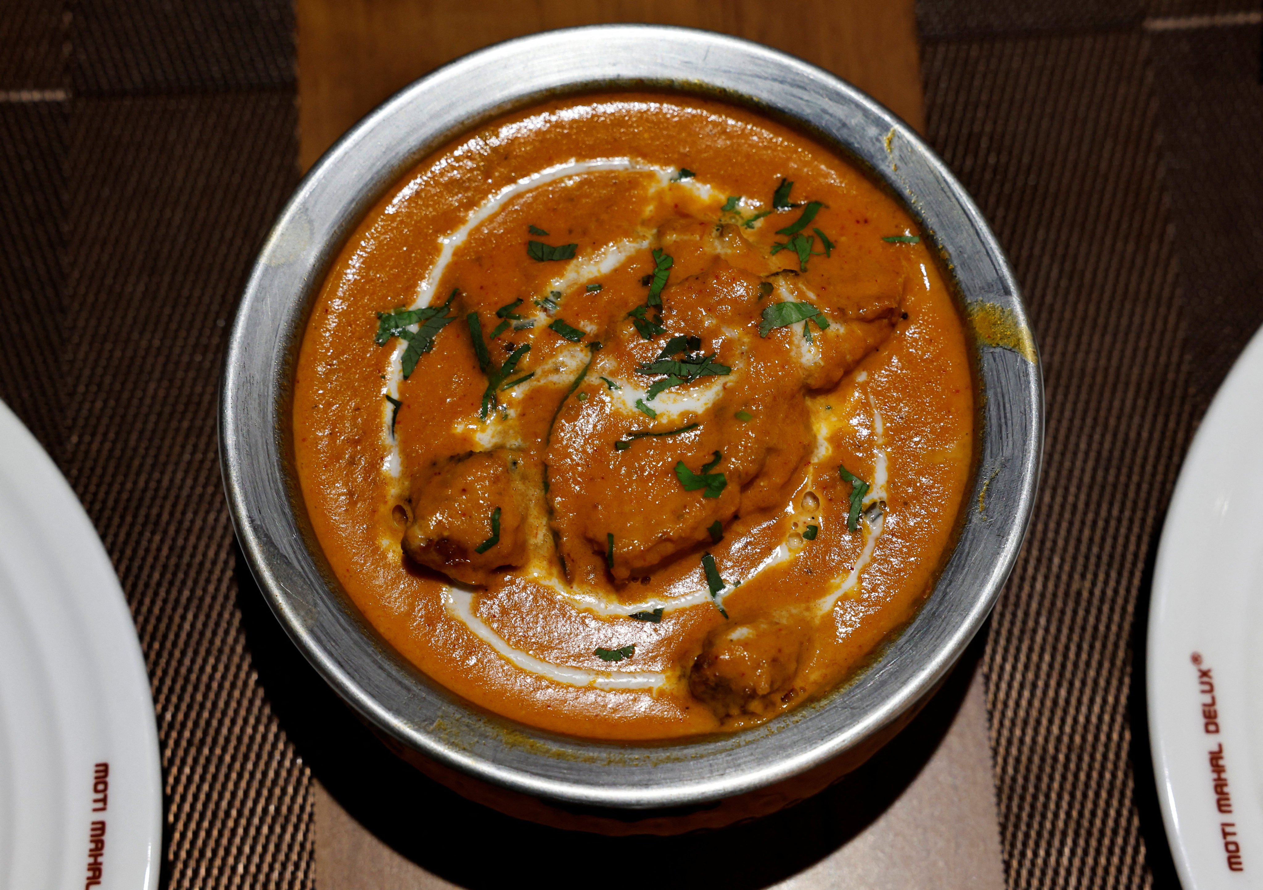 Two Indian restaurant chains are doing battle in court over claims of the origins of butter chicken. Photo: Reuters