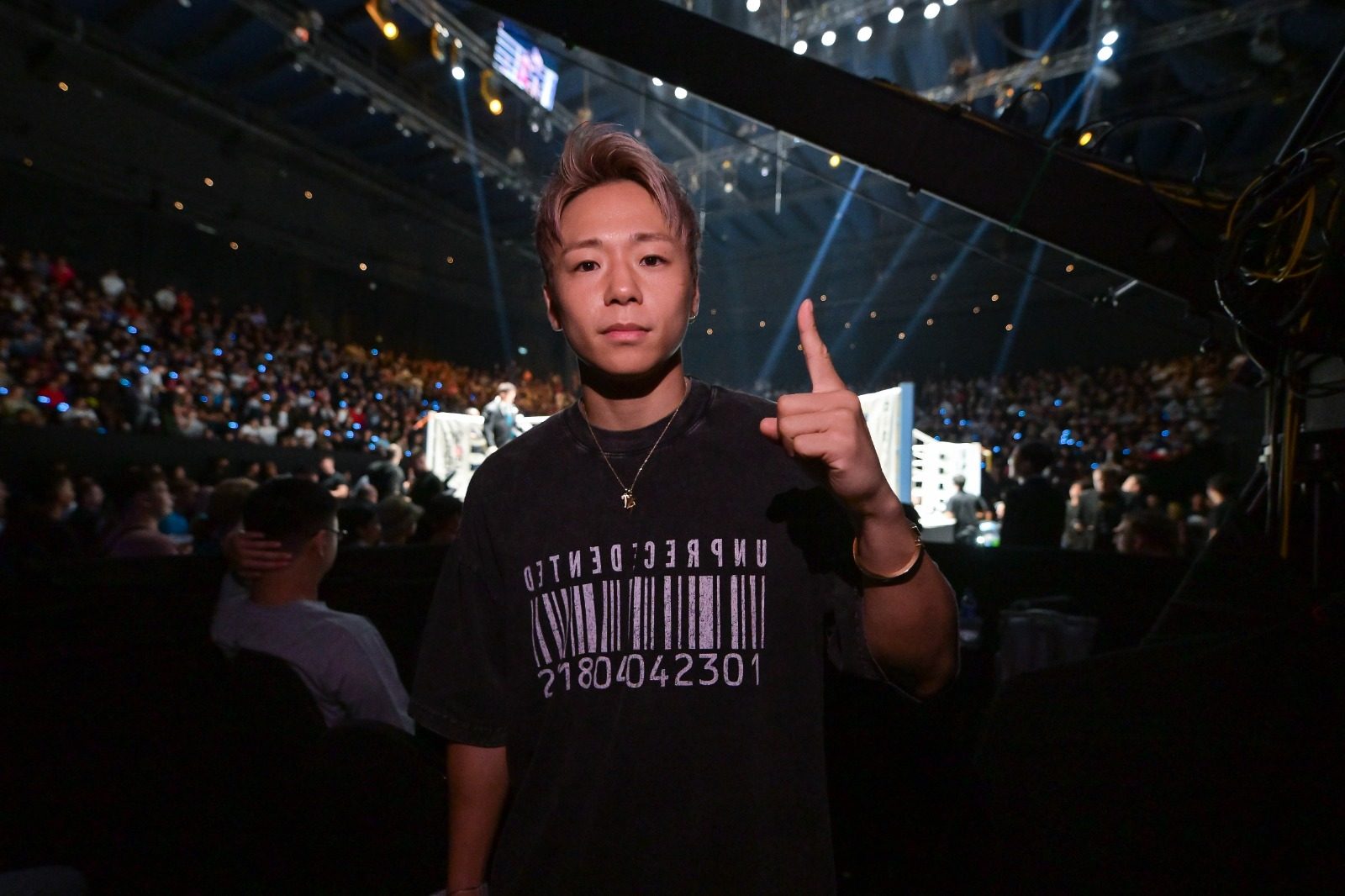 Takeru Segawa poses ringside at ONE Friday Fights 34 in Bangkok. Photo: ONE Championship