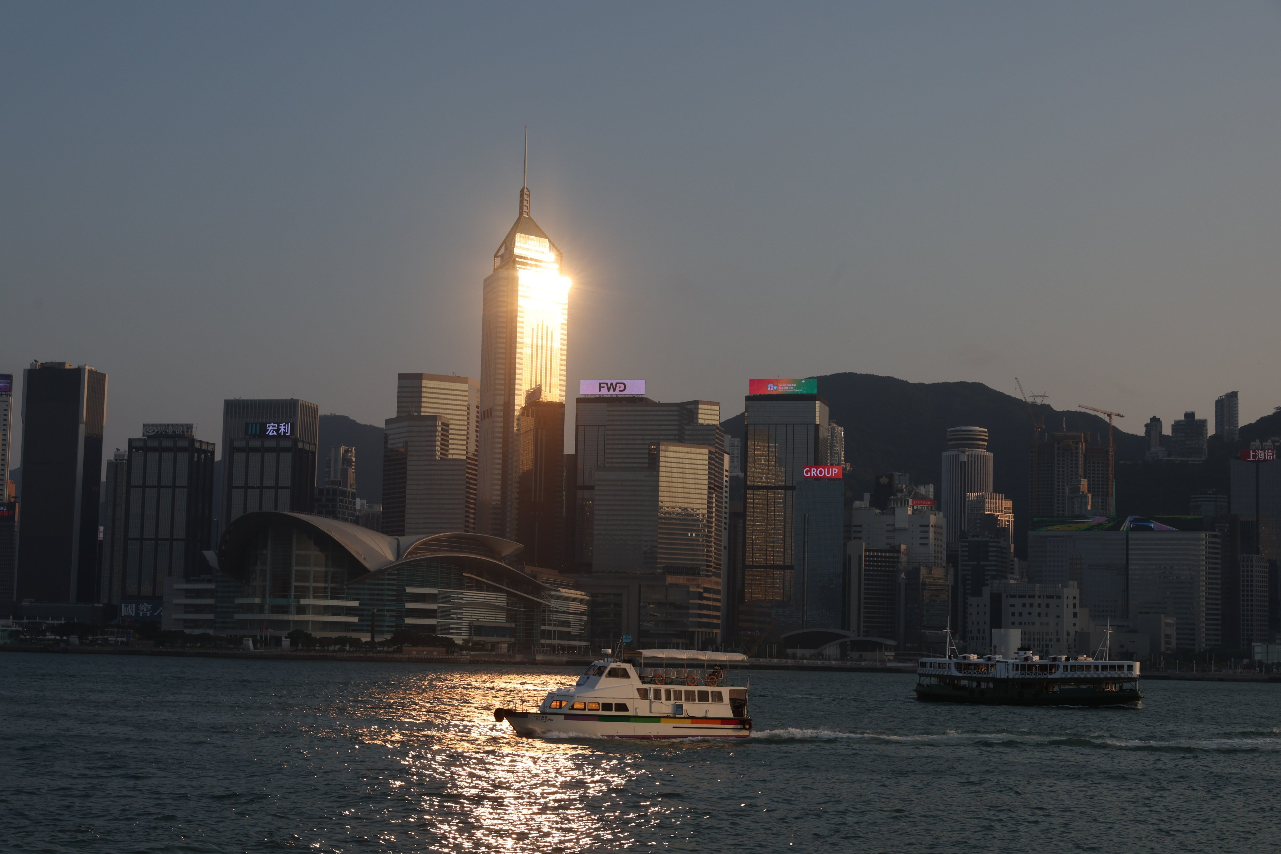 Commercial buildings stand on Hong Kong Island. Photo: Yik Yeung-man
