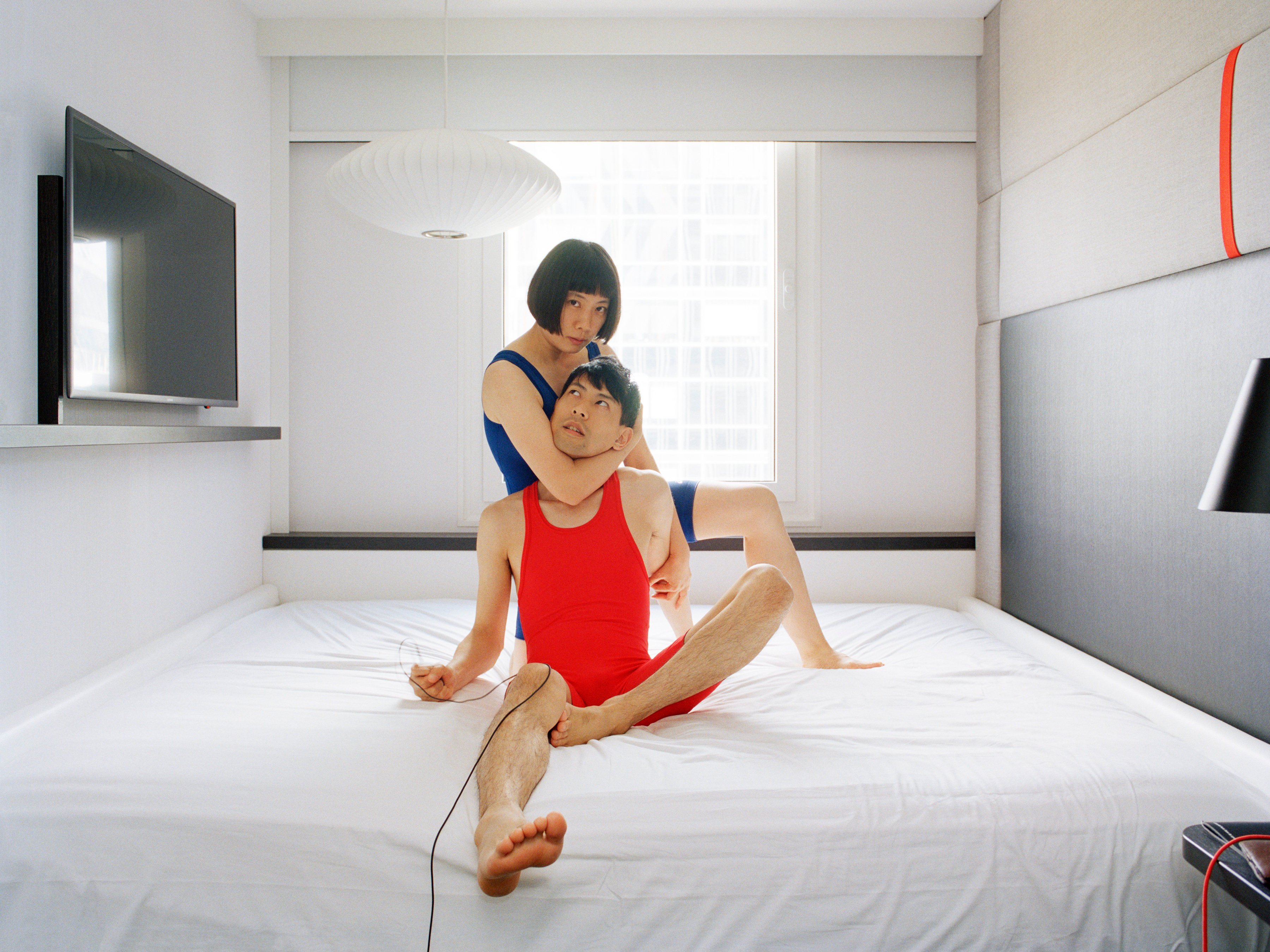 Pixy Liao’s Bed Wrestling 3014 (Rear Chin Lock), 2019. Photo: Pixy Liao / Blindspot Gallery