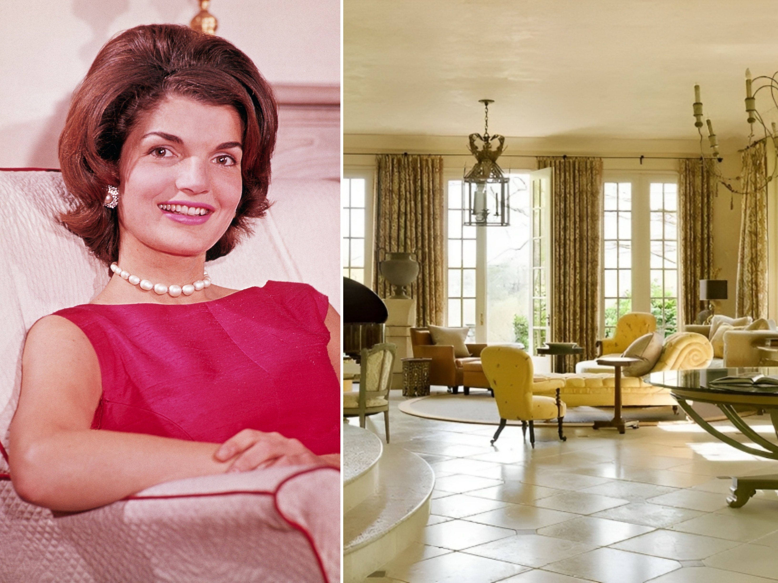 Former US first lady Jackie Kennedy Onassis had owned and stayed in multiple luxurious homes throughout her life. Photos: Getty Images; Business Insider