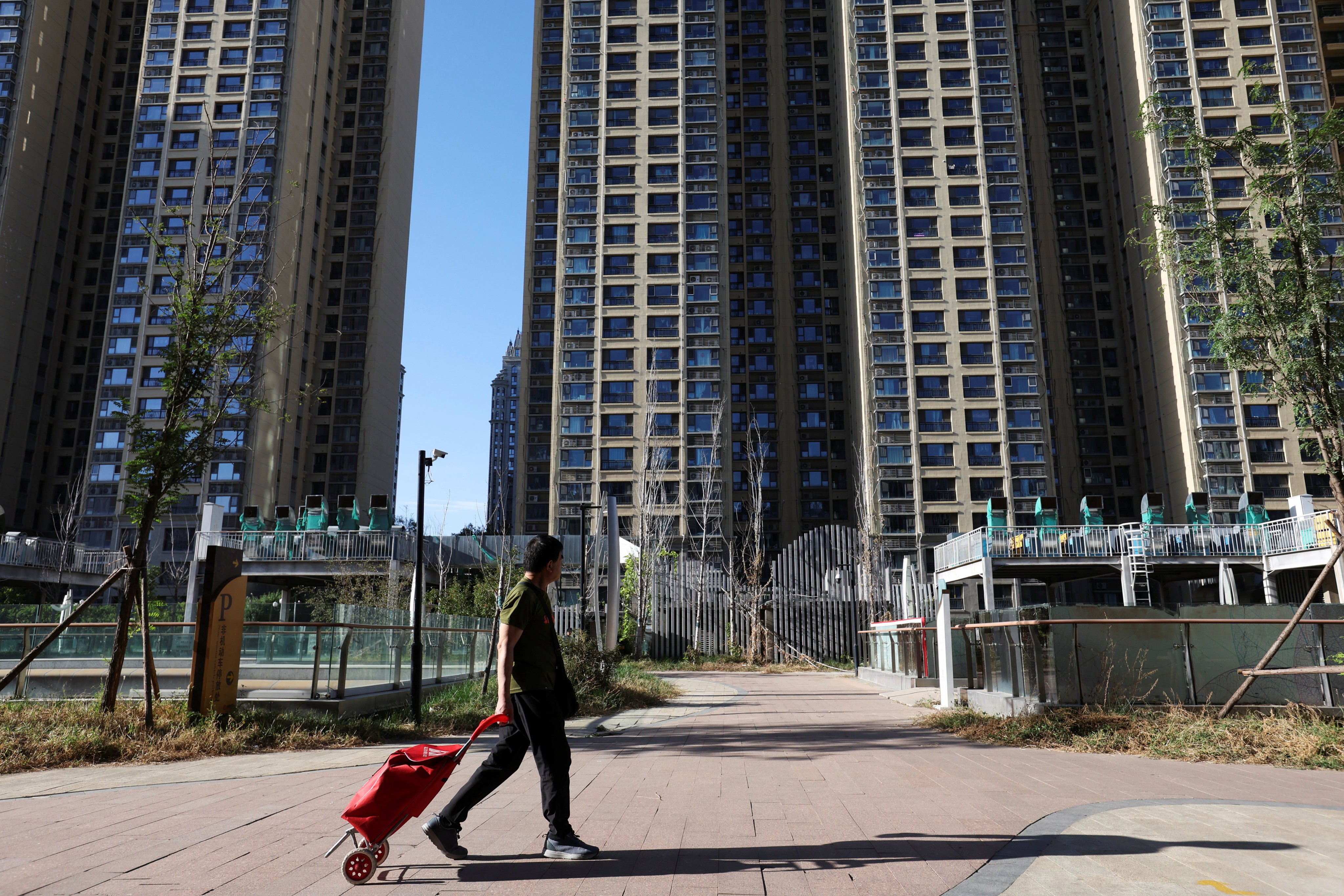 An Evergrande residential complex in Beijing. Photo: Reuters