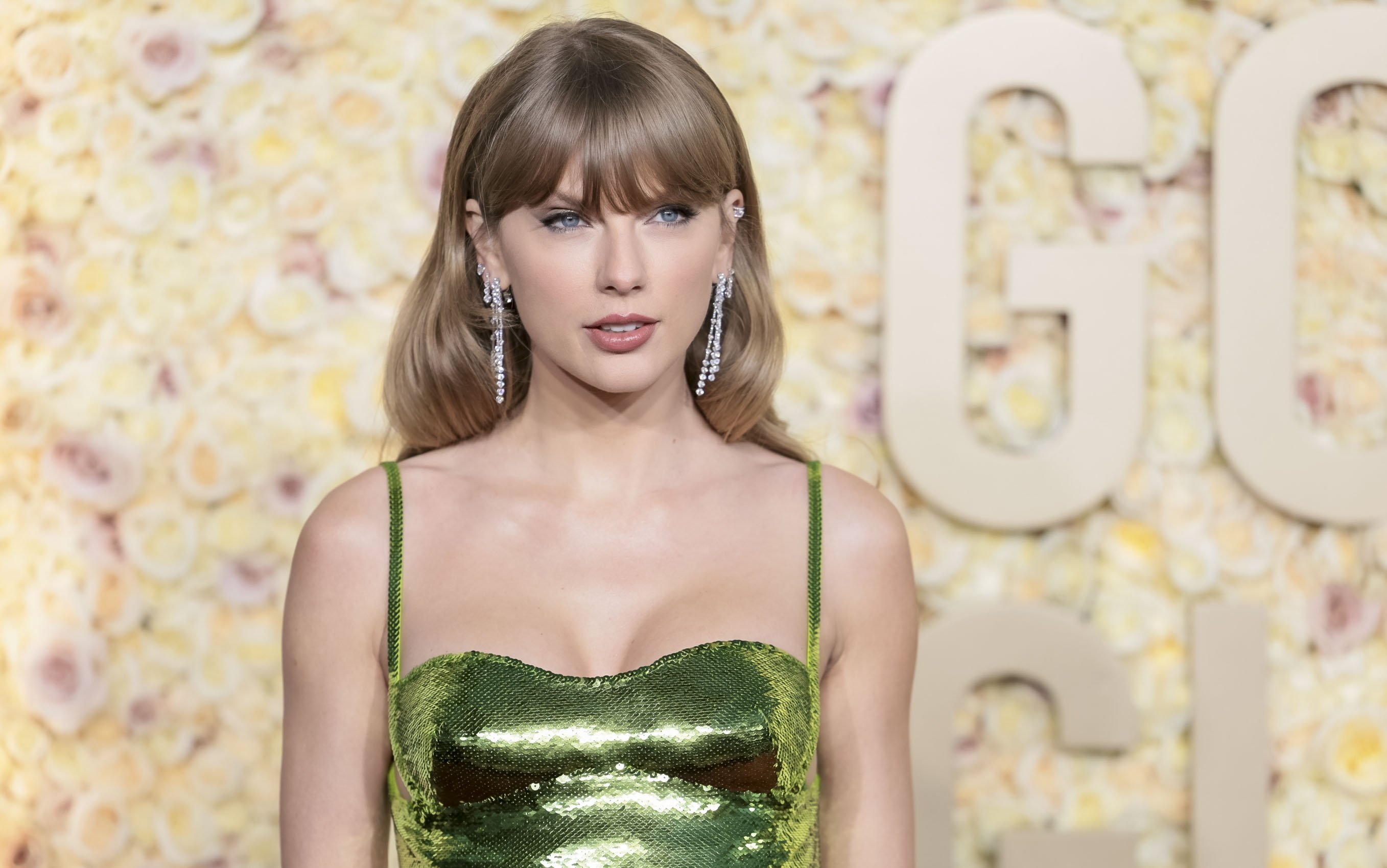 Taylor Swift at the recent Golden Globe Awards. Photo: EPA-EFE