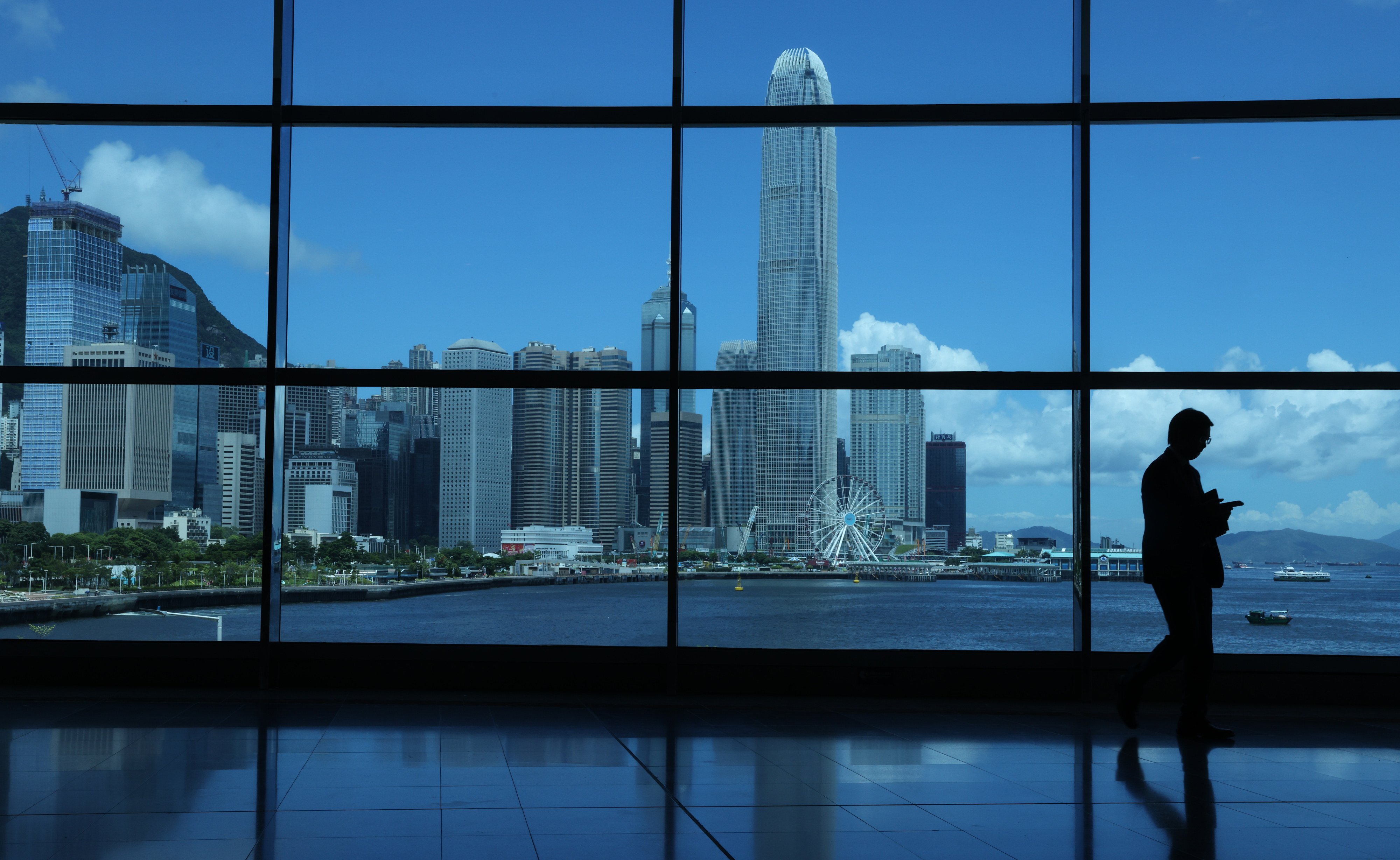 Hong Kong’s financial district as seen from the Hong Kong Convention and Exhibition Centre in Wan Chai. Photo: Yik Yeung-man