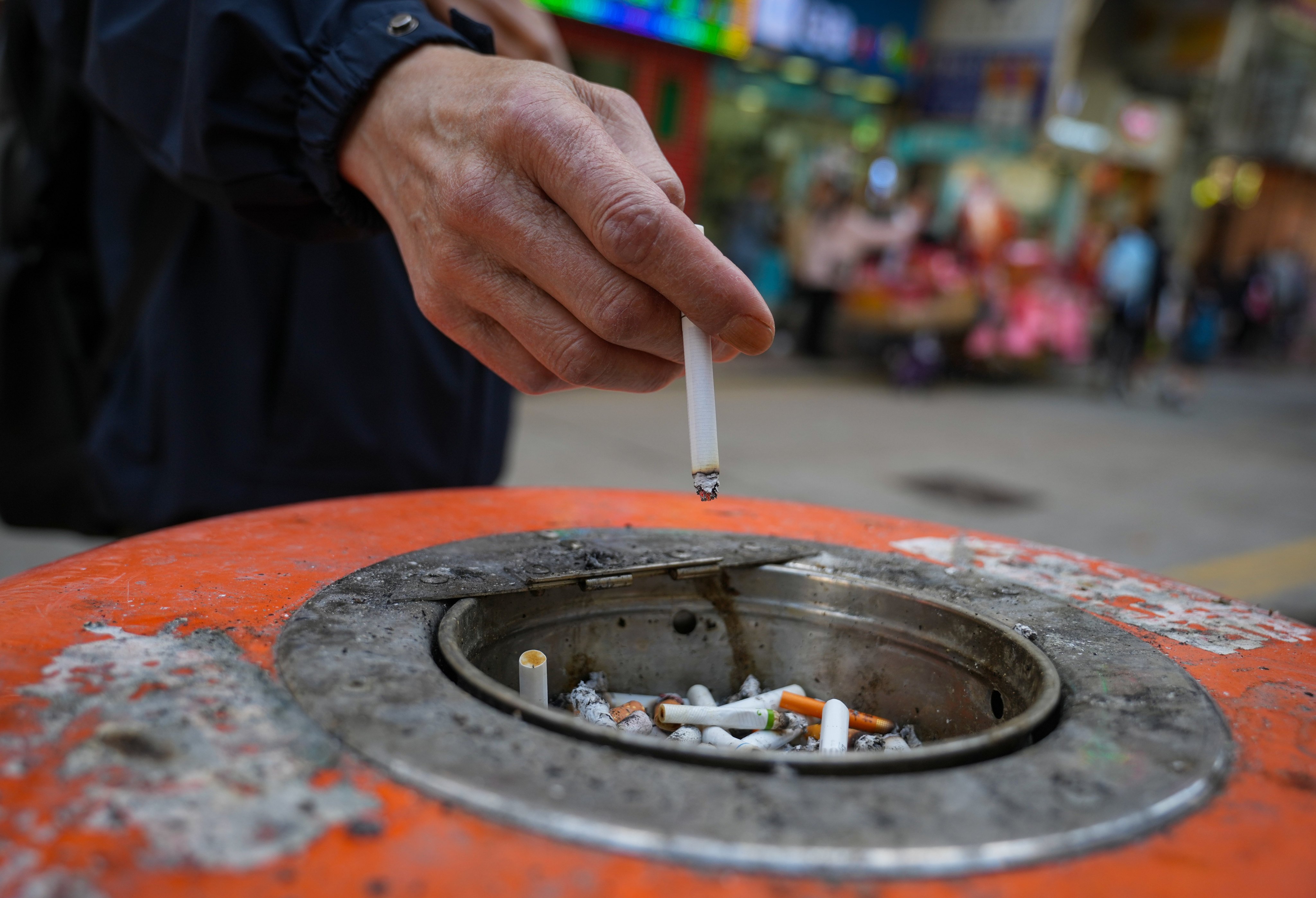 A pack of 20 cigarettes costs HK$78, with tax taking up around HK$50, or 64.1 per cent of the retail price.  Photo: Sam Tsang