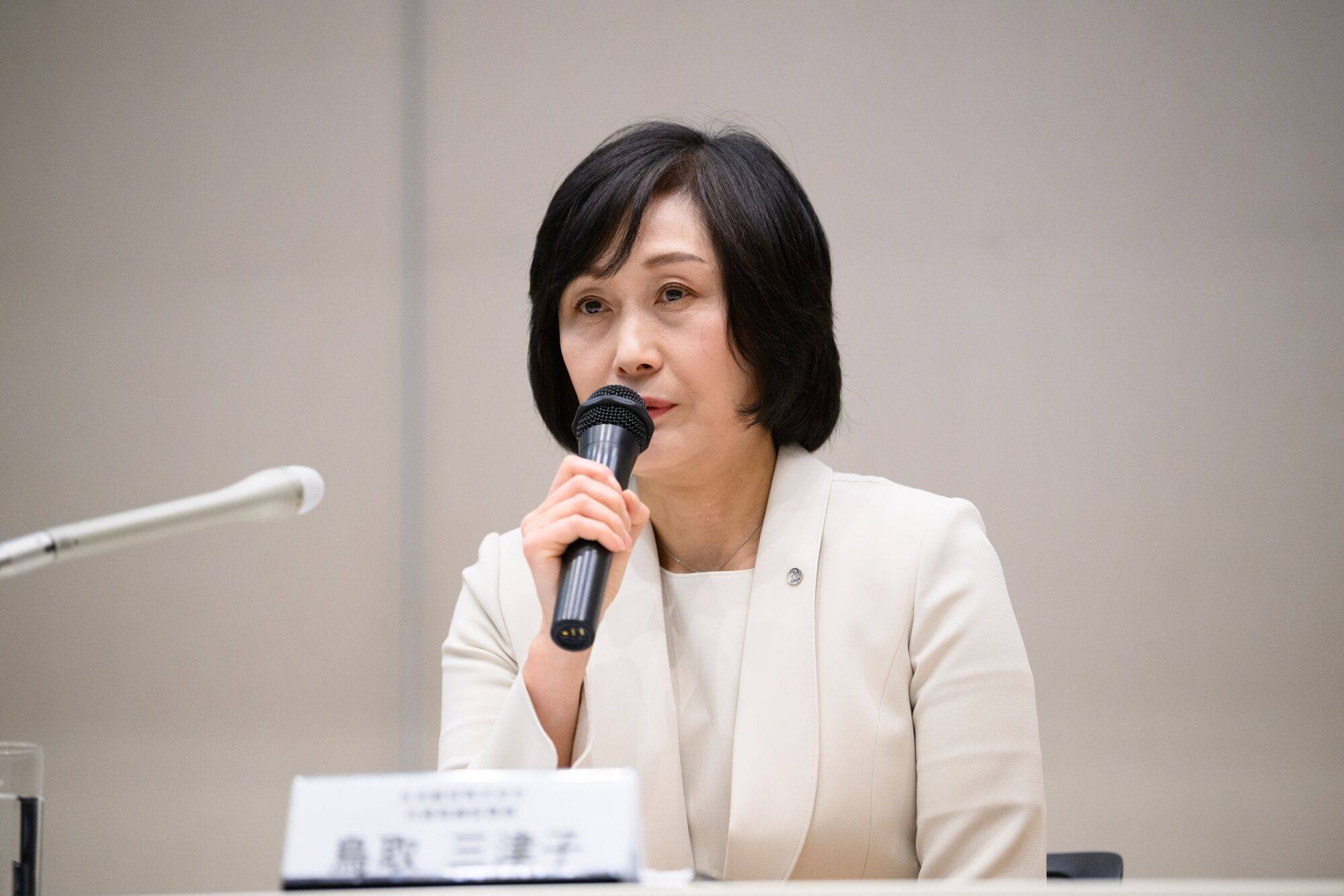Mitsuko Tottori is the incoming president of Japan Airlines. Photo: Bloomberg
