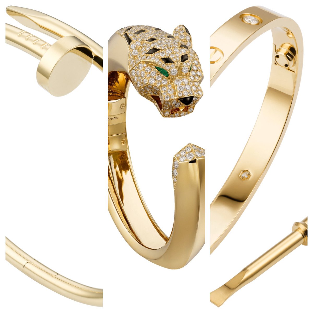 Cartier’s Panthère, Love and Juste un Clou have been brand signatures for decades and jewellery using these motifs remain popular today. Photo: Handout