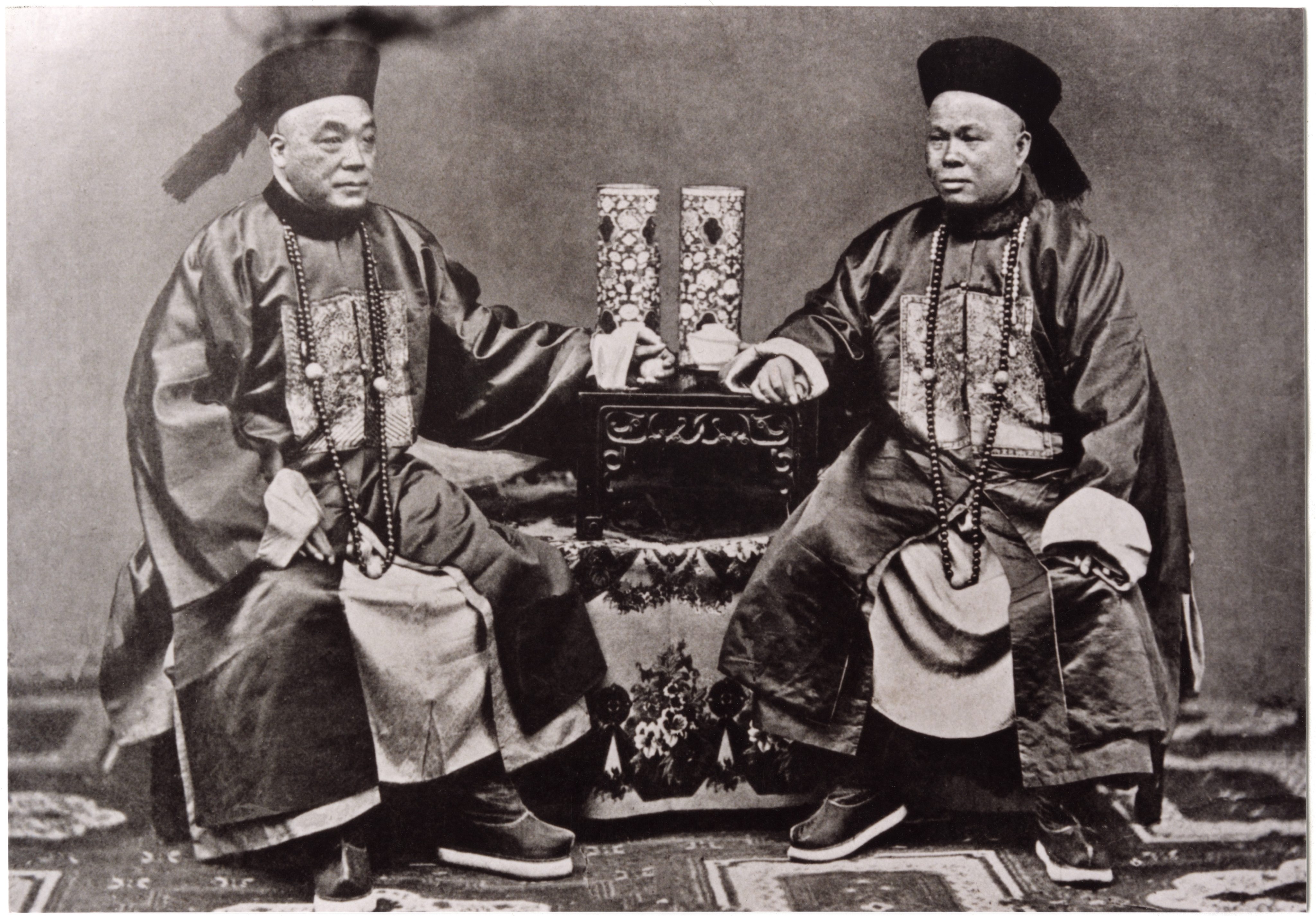 Imperial ministers in China, circa 1900. Photo: Getty Images