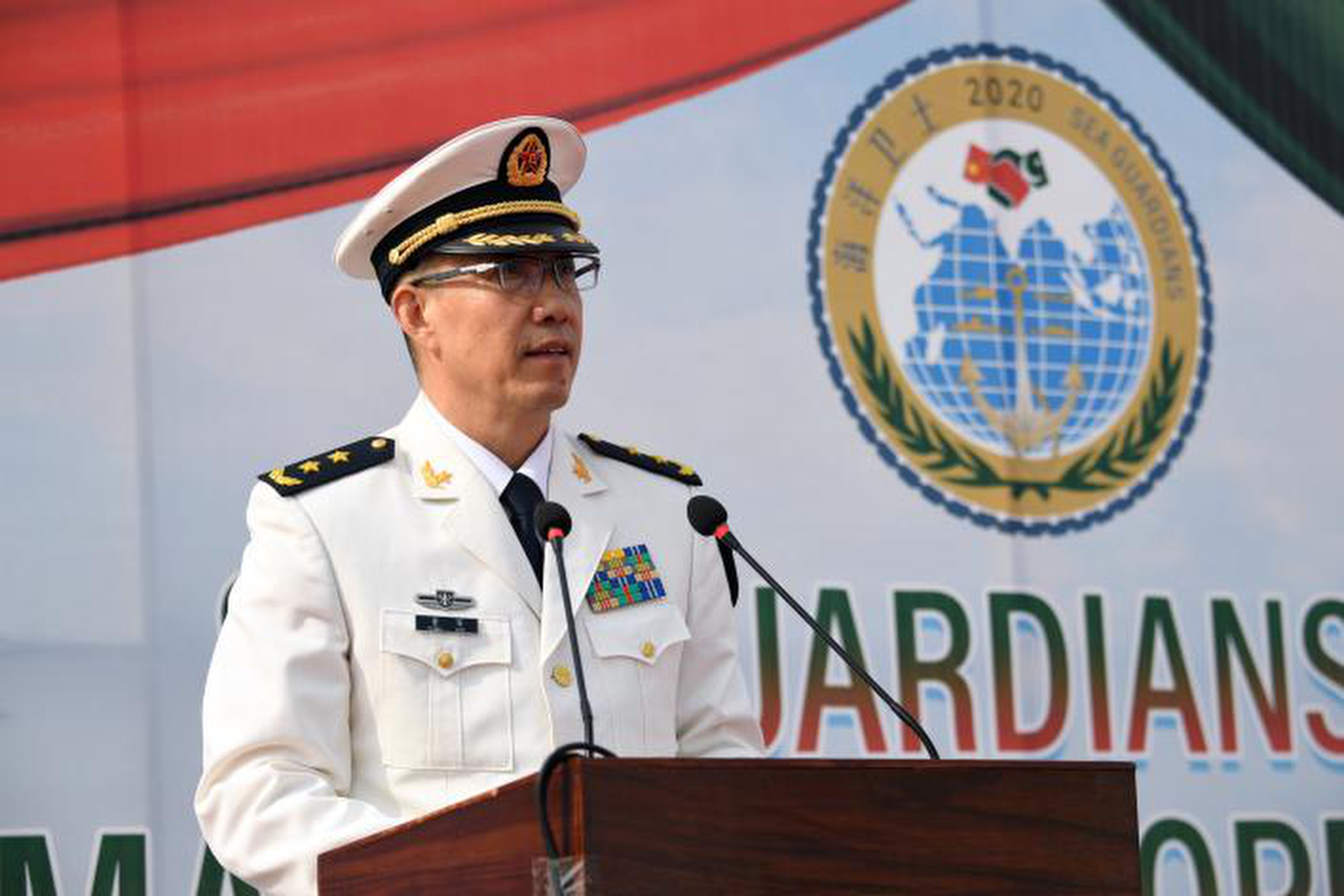 Defence Minister Dong Jun, the former commander of the PLA Navy, assumed his new post on December 29. Photo: PLA Navy