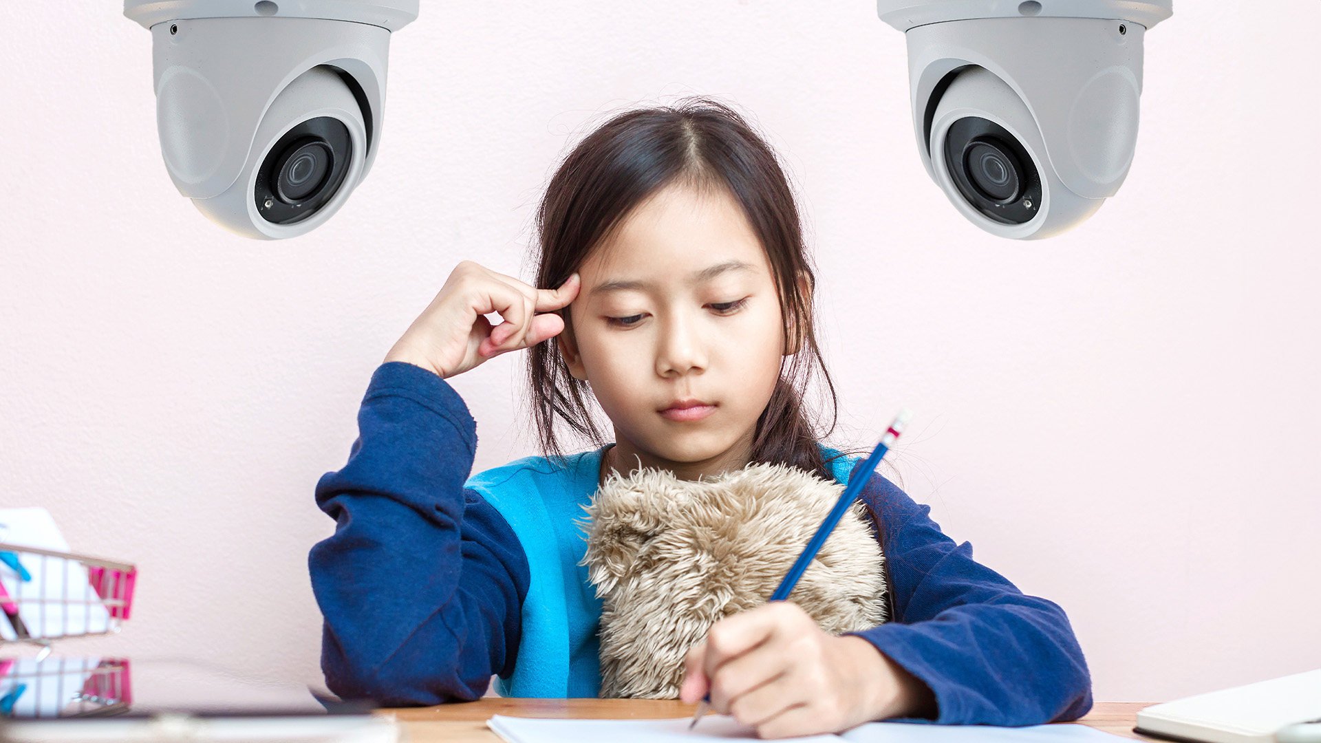 The plight of a young girl in China, who railed against her mother’s decision to install a spy camera in her room to make sure she studied hard, has reignited the debate about academic pressure being placed on mainland youngsters. Photo: SCMP composite/Shutterstock
