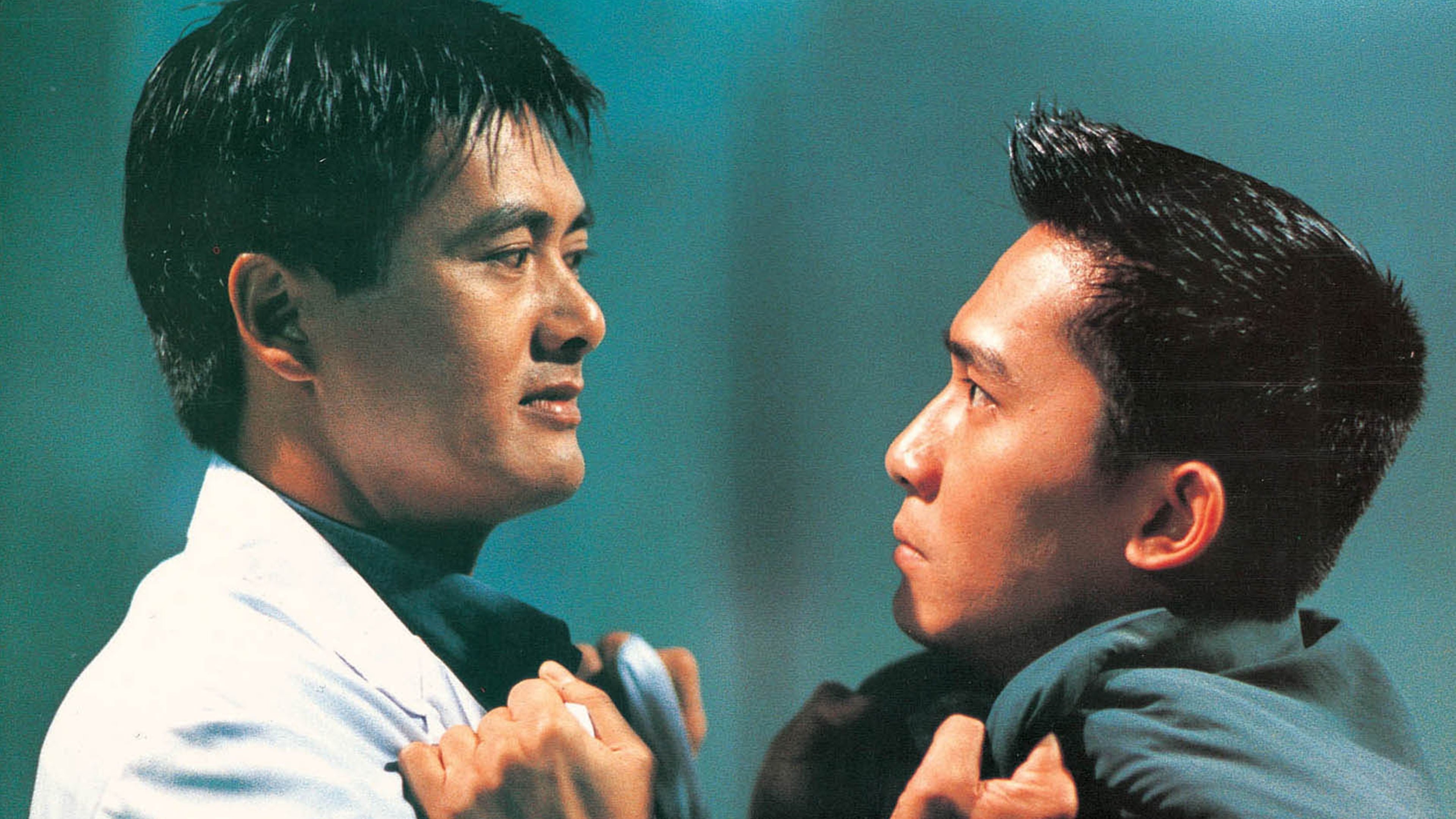 Chow Yun-fat (left) and Tony Leung Chiu-wai in a still from Hard Boiled.