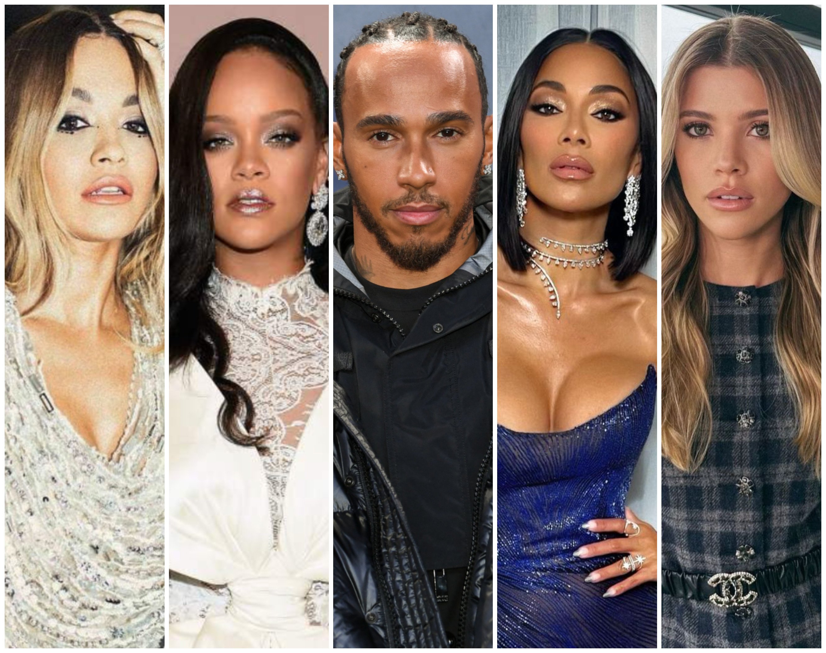 Lewis Hamilton has been linked to everyone from Rita Ora and Rihanna to Nicole Scherzinger and Sofia Richie over the years. Photos: Handout; AFP; Getty Images; @nicolescherzinger, @sofiarichie/Instagram