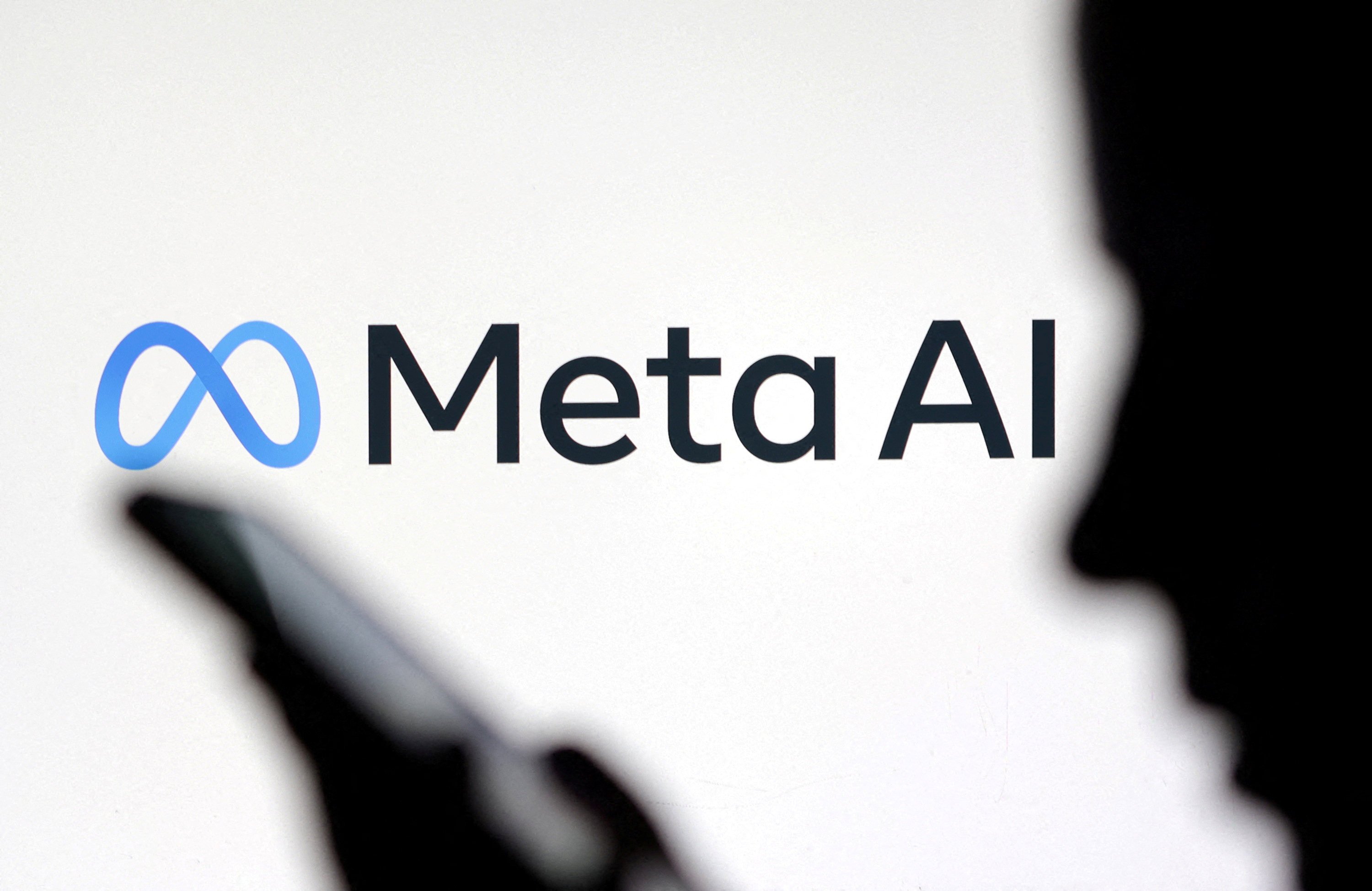 Meta Platforms' artificial intelligence logo is seen in this illustration taken on September 28, 2023. Photo: Reuters