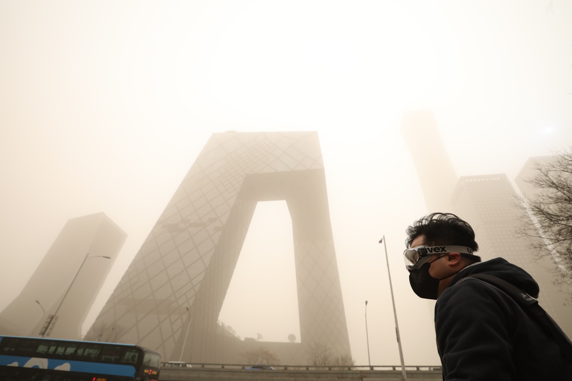 Beijing (pictured), and northern China, struggles with dust storms, but while many blame Mongolia for them, now scientists say wind speeds could be the major factor behind them. Photo: Simon Song