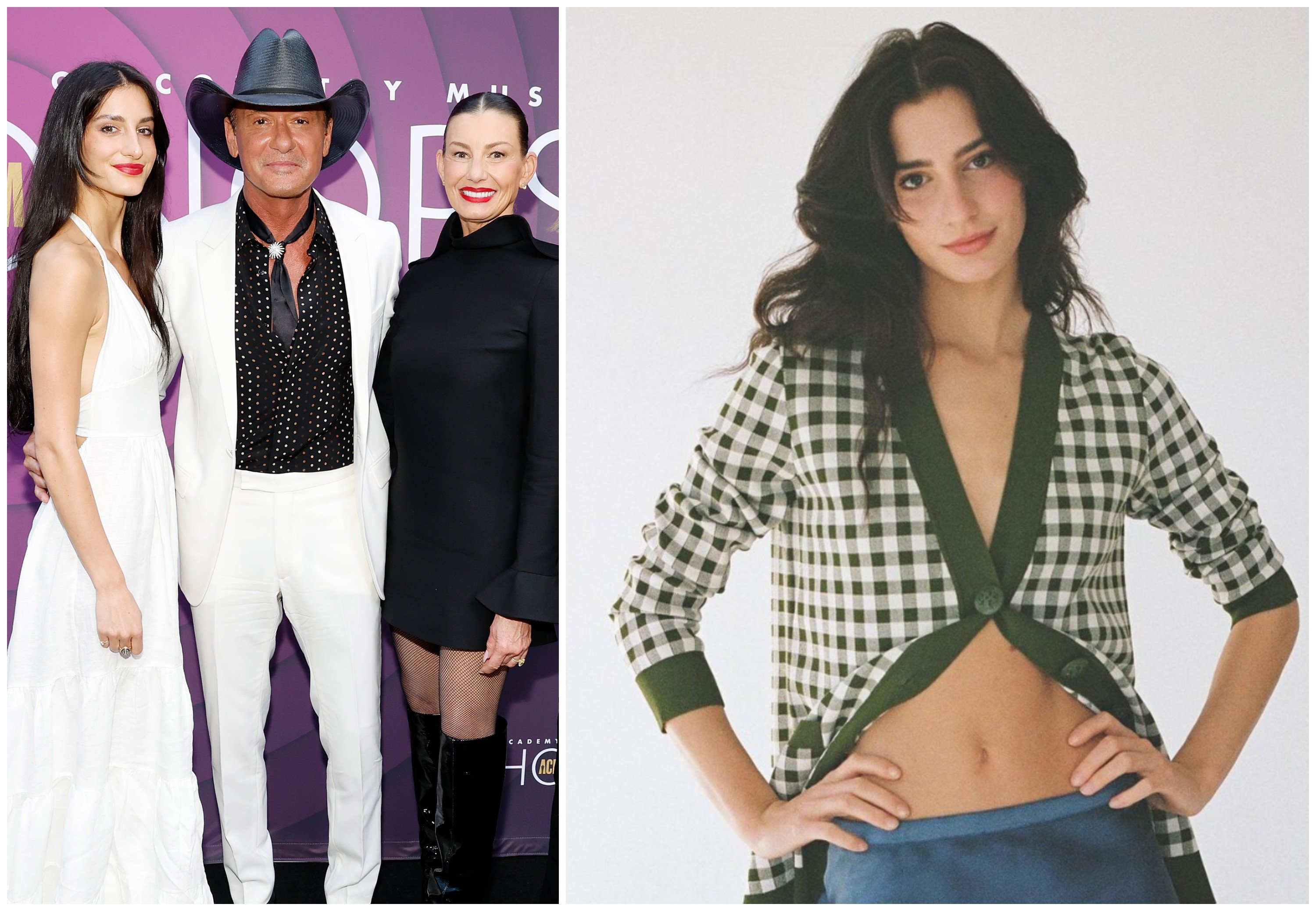 Audrey McGraw is Tim McGraw and Faith Hill’s youngest daughter. Photos: Getty Images; @audreymcgraw/Instagram