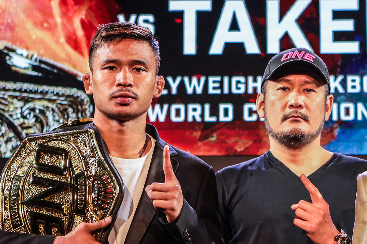ONE Championship boss Chatri Sityodtong (right) has labelled Superlek Kiatmoo9 the best pound-for-pound kickboxer in the world. Photo: ONE Championship