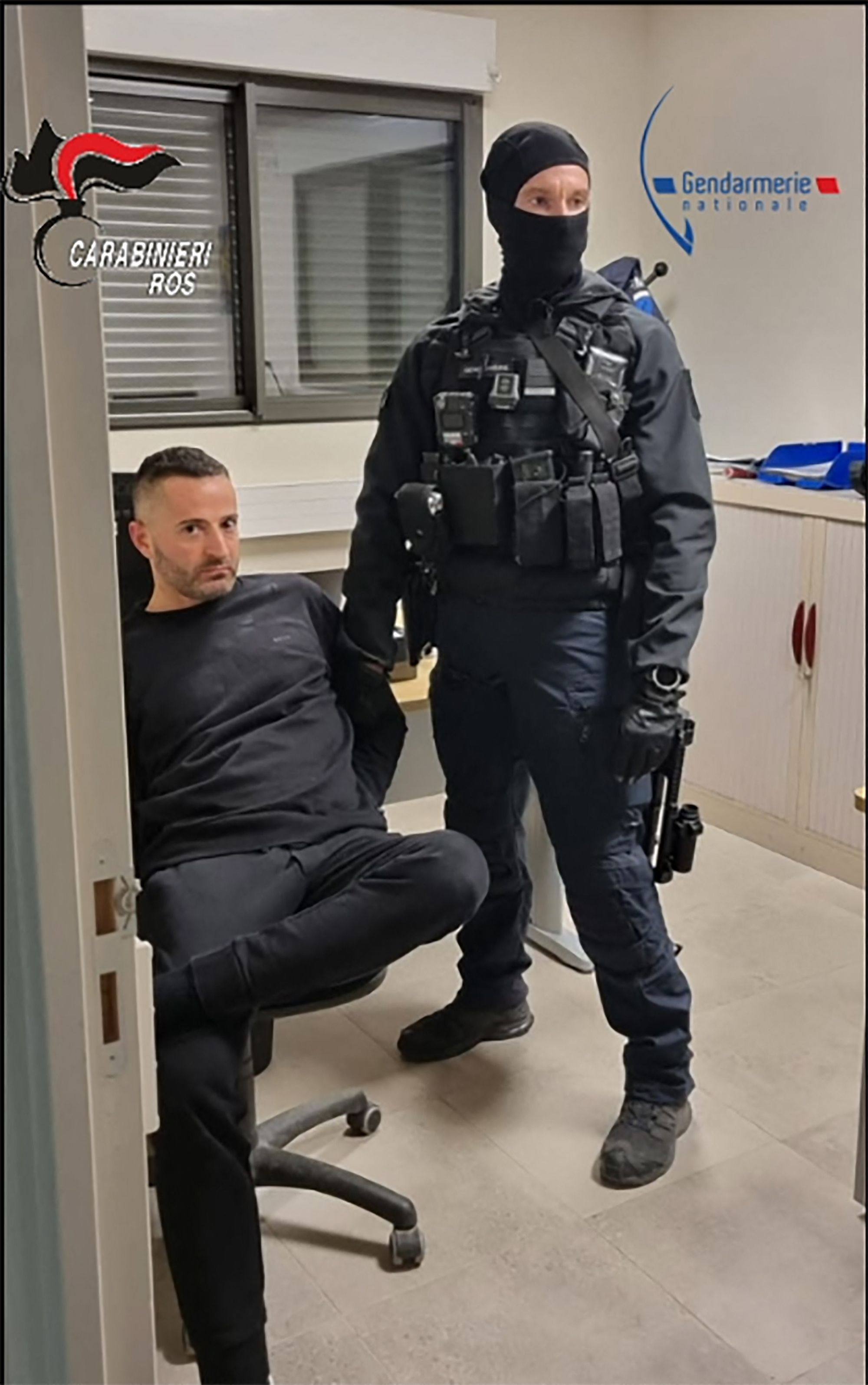 Italian mafia boss Marco Raduano is arrested in Bastia, Corsica. Marco Raduano -- described as “dangerous” on Europol’s list of Europe’s most wanted criminals -- was detained in Bastia, Corsica, while his right-hand man, Gianluigi Troiano, was also captured near Granada in Spain. Photo: AFP/Italian Carabinieri