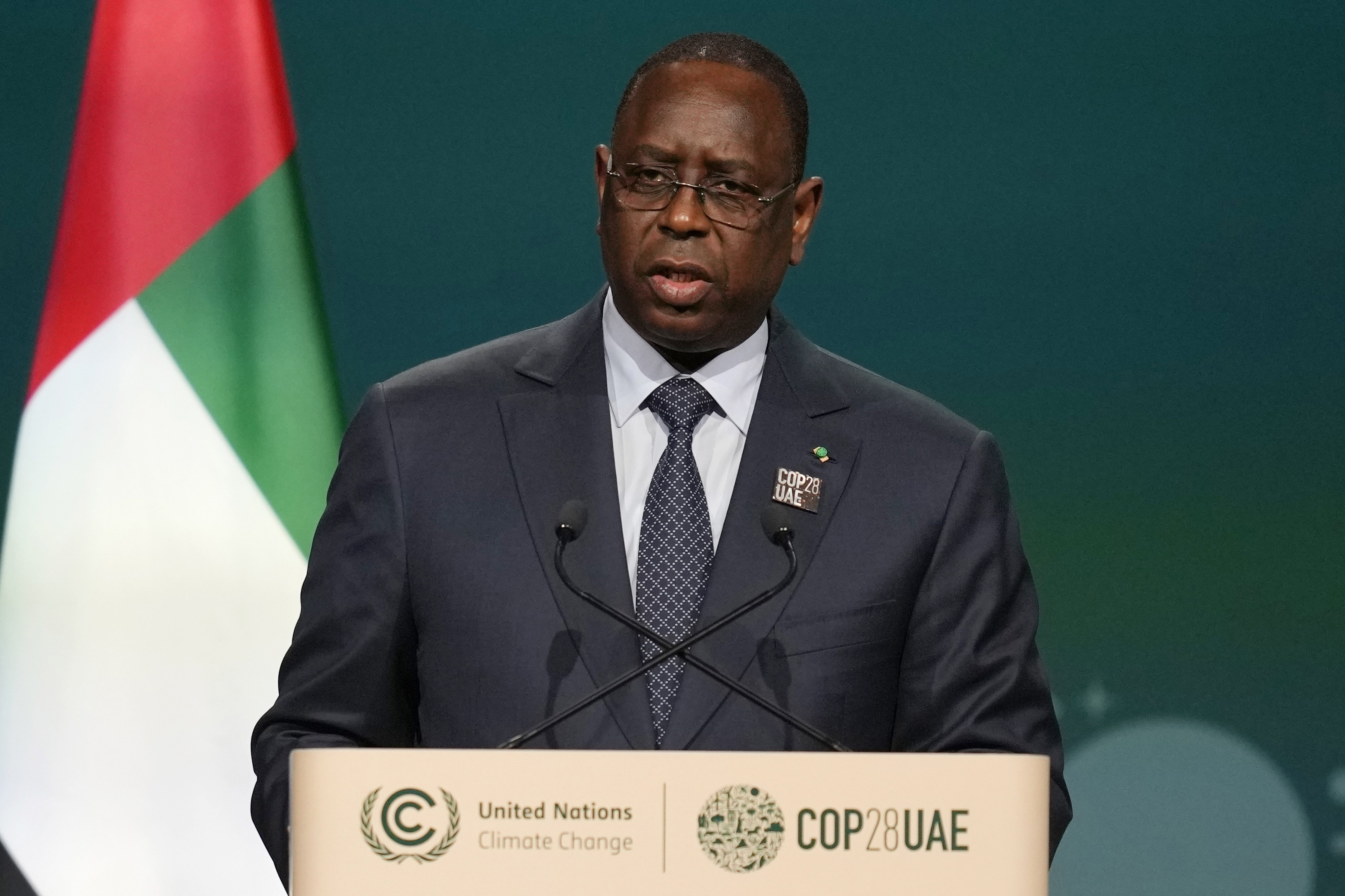 Senegal’s President Macky Sall. File photo: AP
