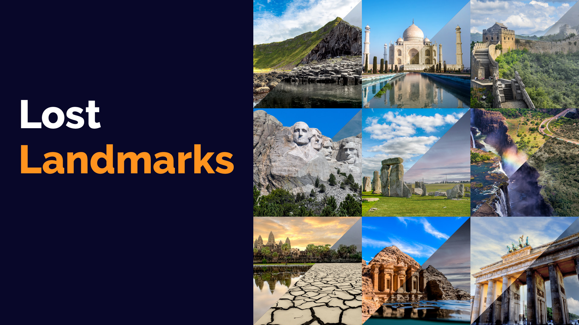 British start-up has used generative AI tool Midjourney to generate images showing how climate change could affect the world’s most well-known monuments. Photo: Handout