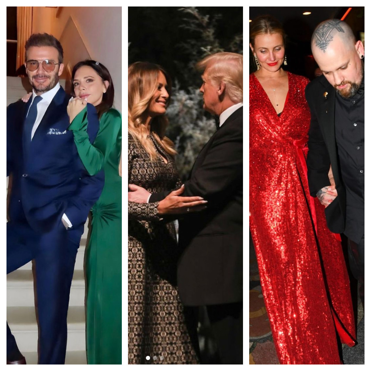 From David and Victoria Beckham to Melania and Donald Trump and Cameron Diaz and Benji Madden, all these famous couples regularly sleep is separate beds.
Photos: @__beckham75__; @melaniatrump_iconic; @hollywoodlife/Instagram