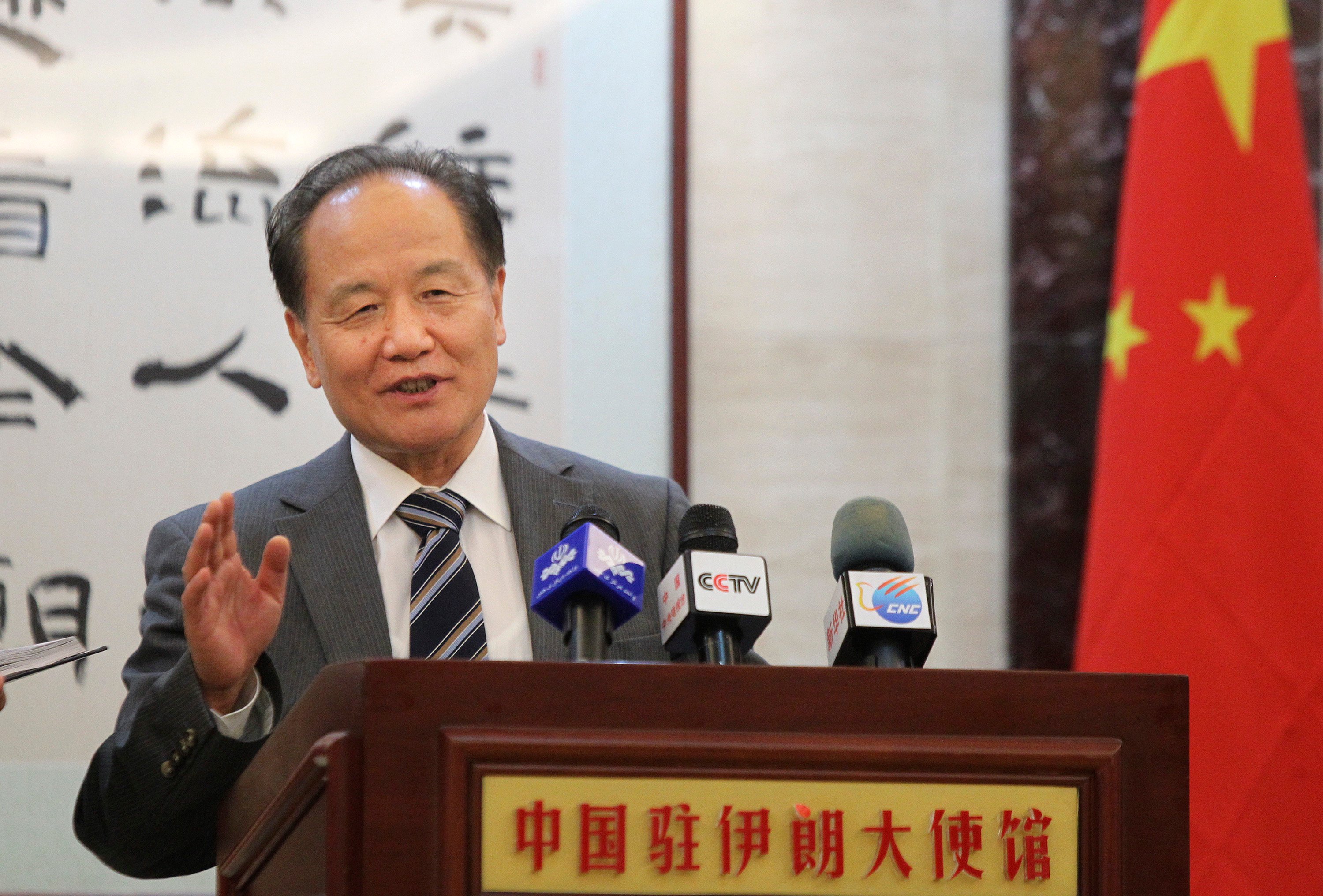 Wu Sike says the Middle East is where China has “strategic partners for our national rejuvenation”. Photo: Xinhua