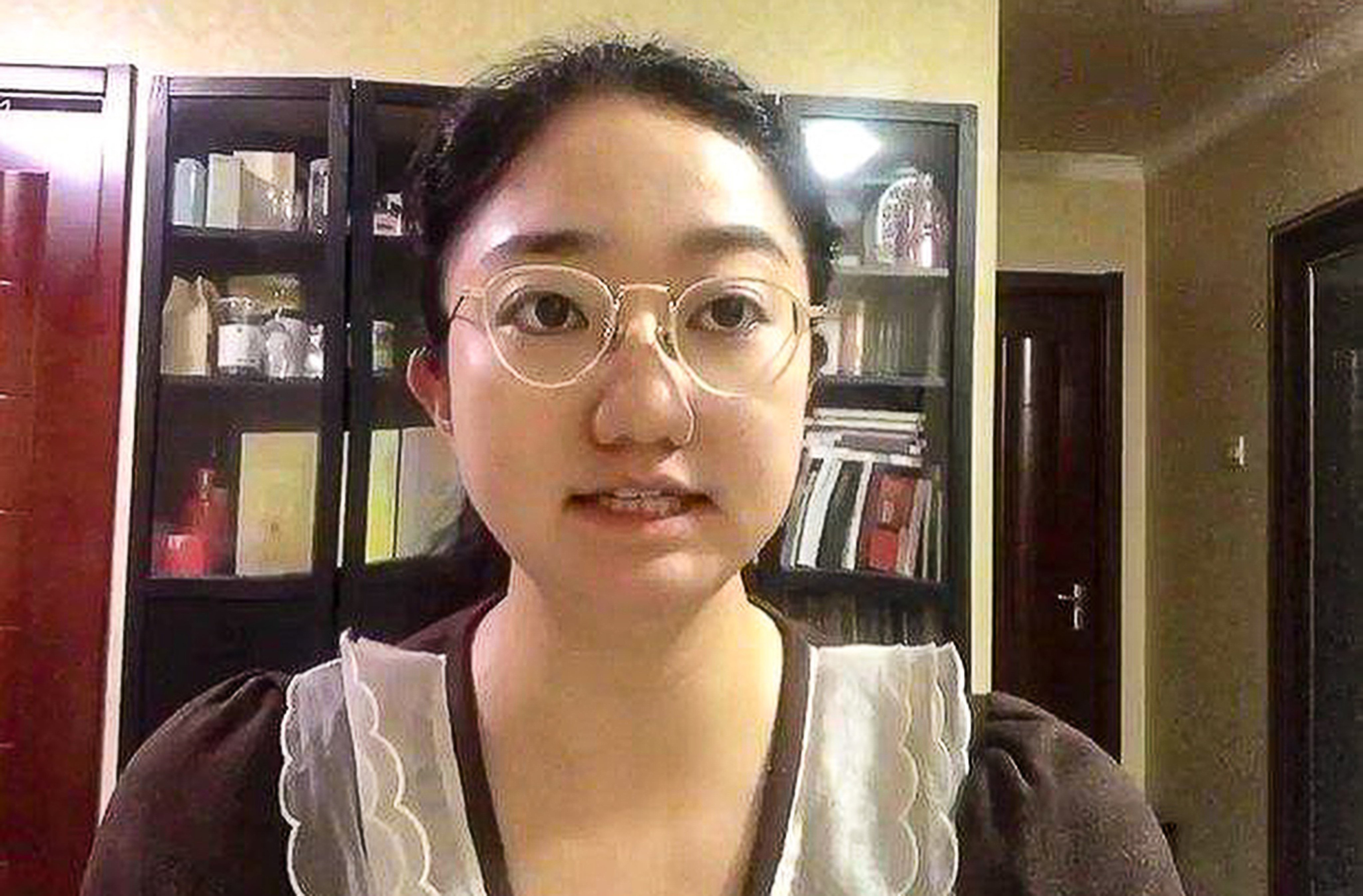 Rights activist Li Qiaochu was taken into custody three years ago. Photo: Handout