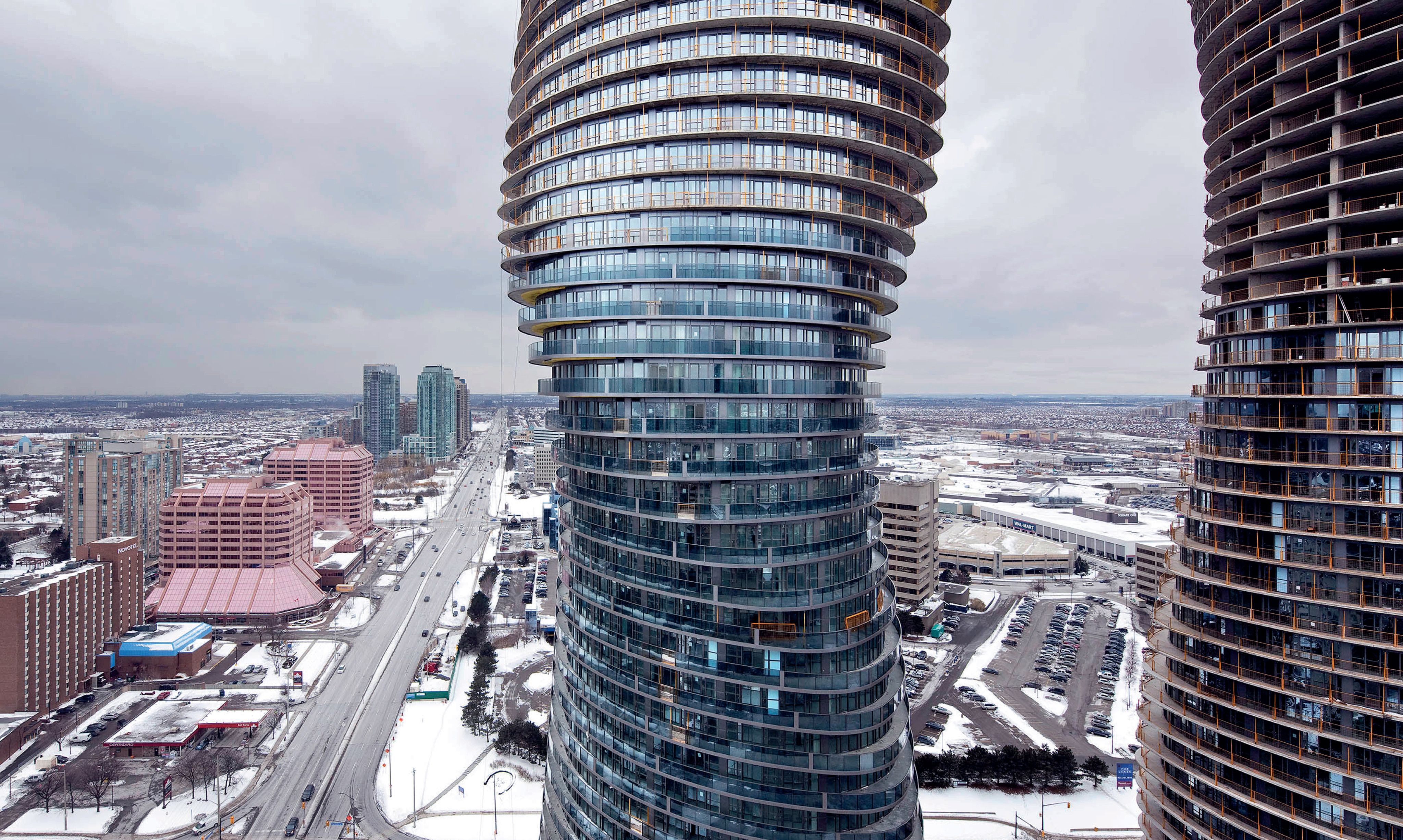 The Absolute Towers in Mississauga, Canada, was the project that first earned MAD Architects worldwide attention, and put Ma Yansong  on the path to becoming one of the most globally known Chinese architects. Photo: Jtravis