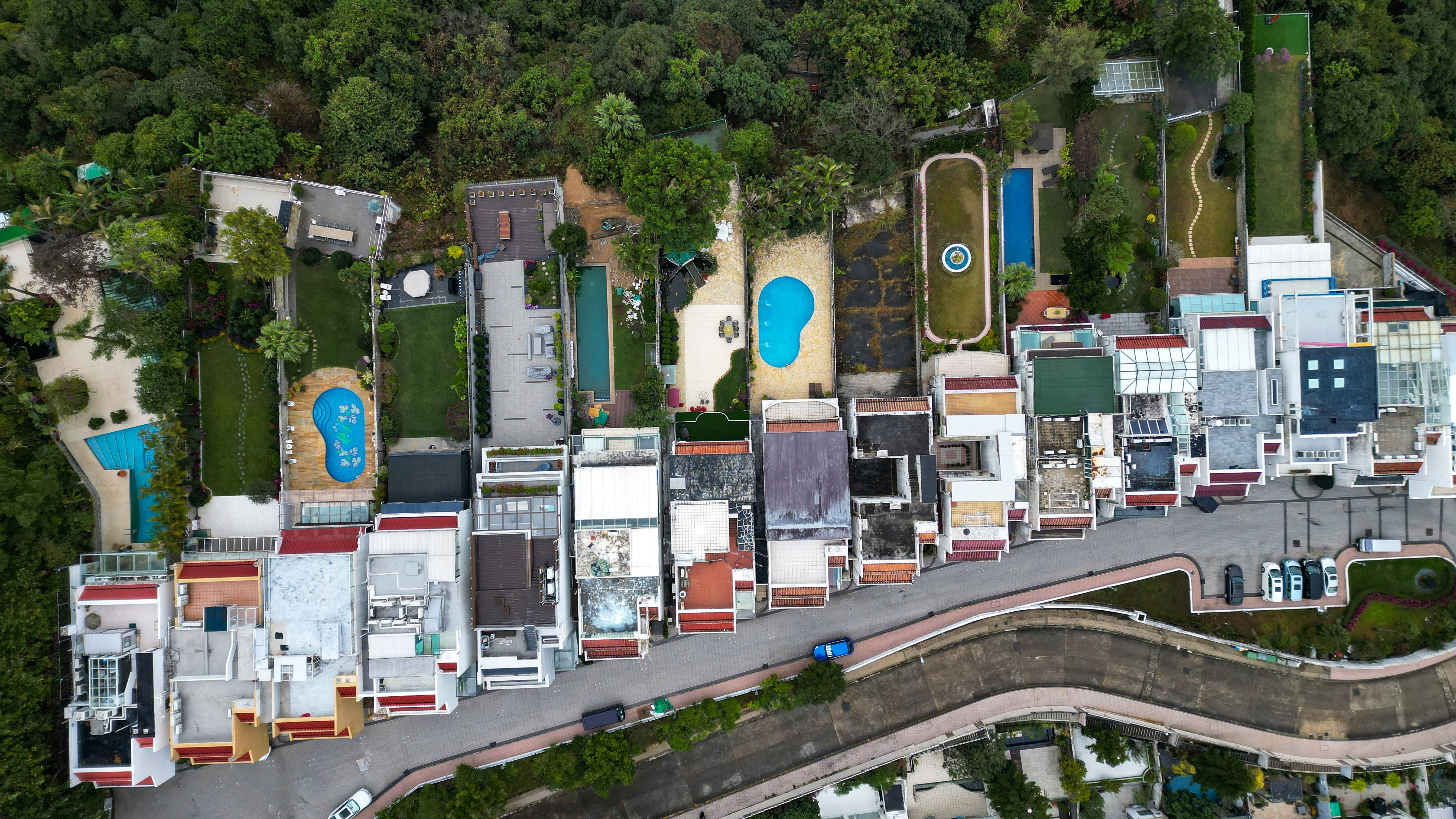 Block B of Flamingo Garden in Clear Water Bay, one of the locations where the Post found suspected unauthorised structures. Photo: May Tse