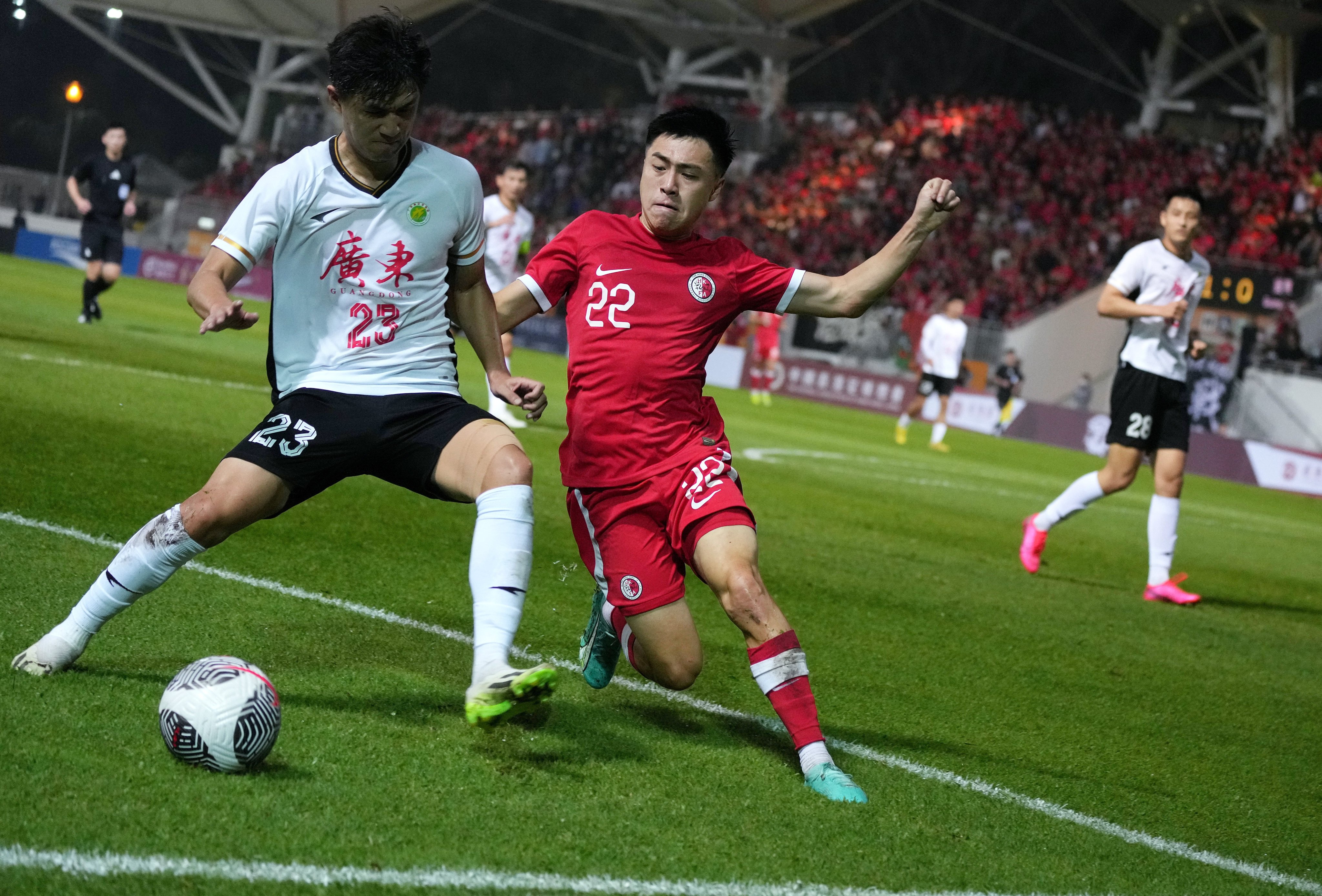 Jesse Yu (right) was unavailable for the mainland leg after orchestrating Hong Kong’s first-leg win. Photo: Elson Li