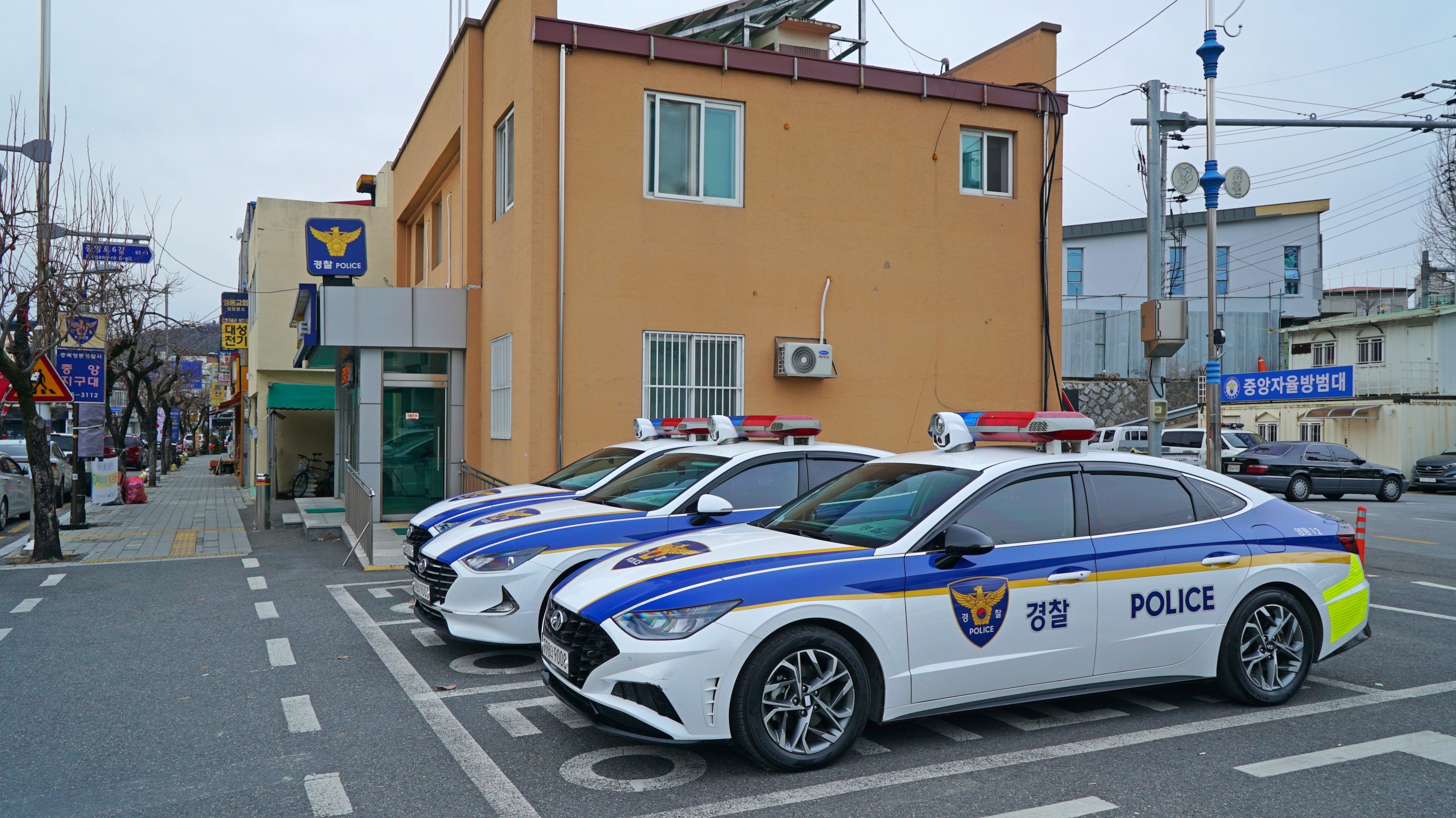 Police cars in South Korea. Photo: Shutterstock 