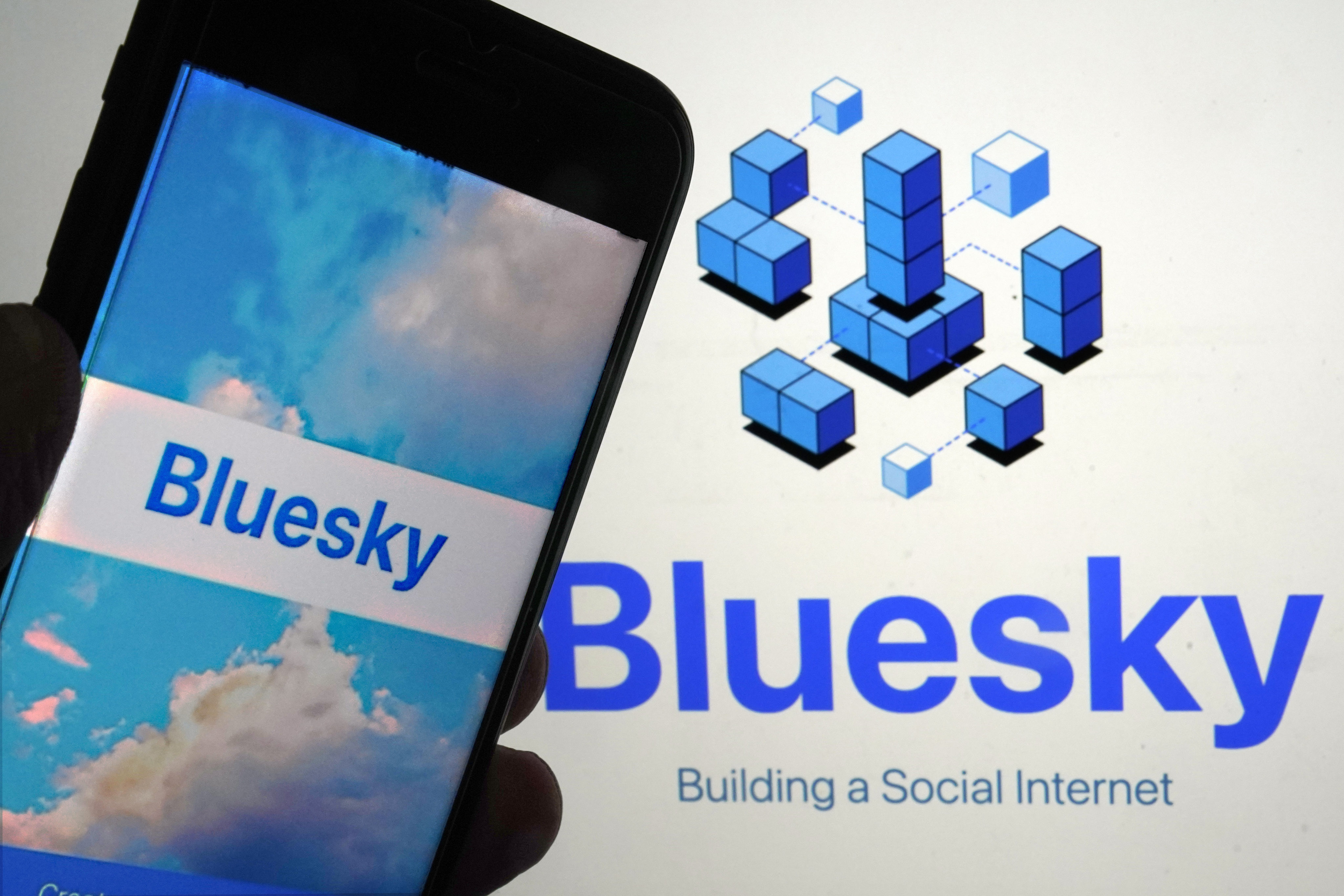 The app for Bluesky is shown on a mobile phone, June 2, 2023, in New York. Photo: AP 