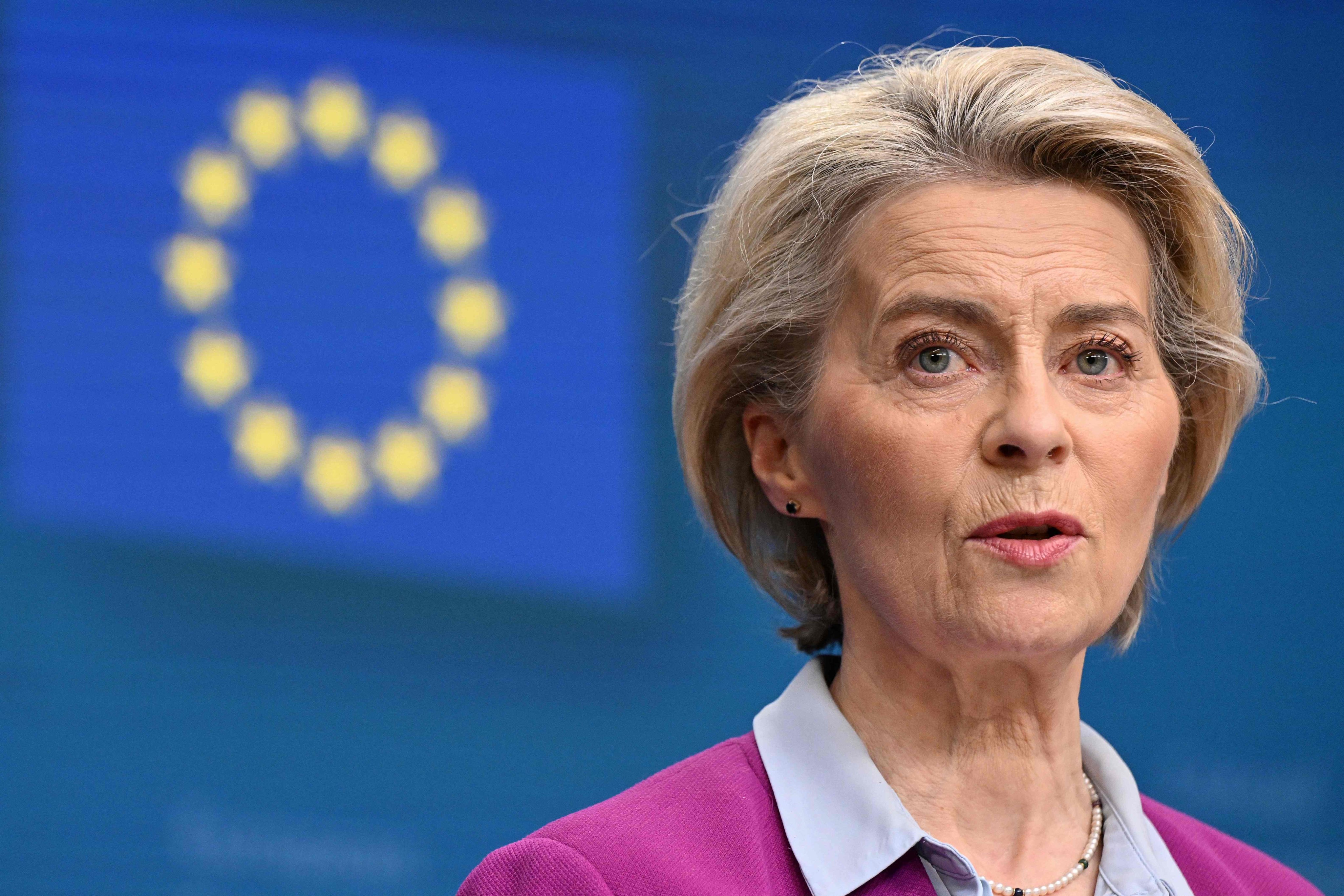 European Commission President Ursula von der Leyen’s de-risking plans are in danger of running aground. Photo: AFP