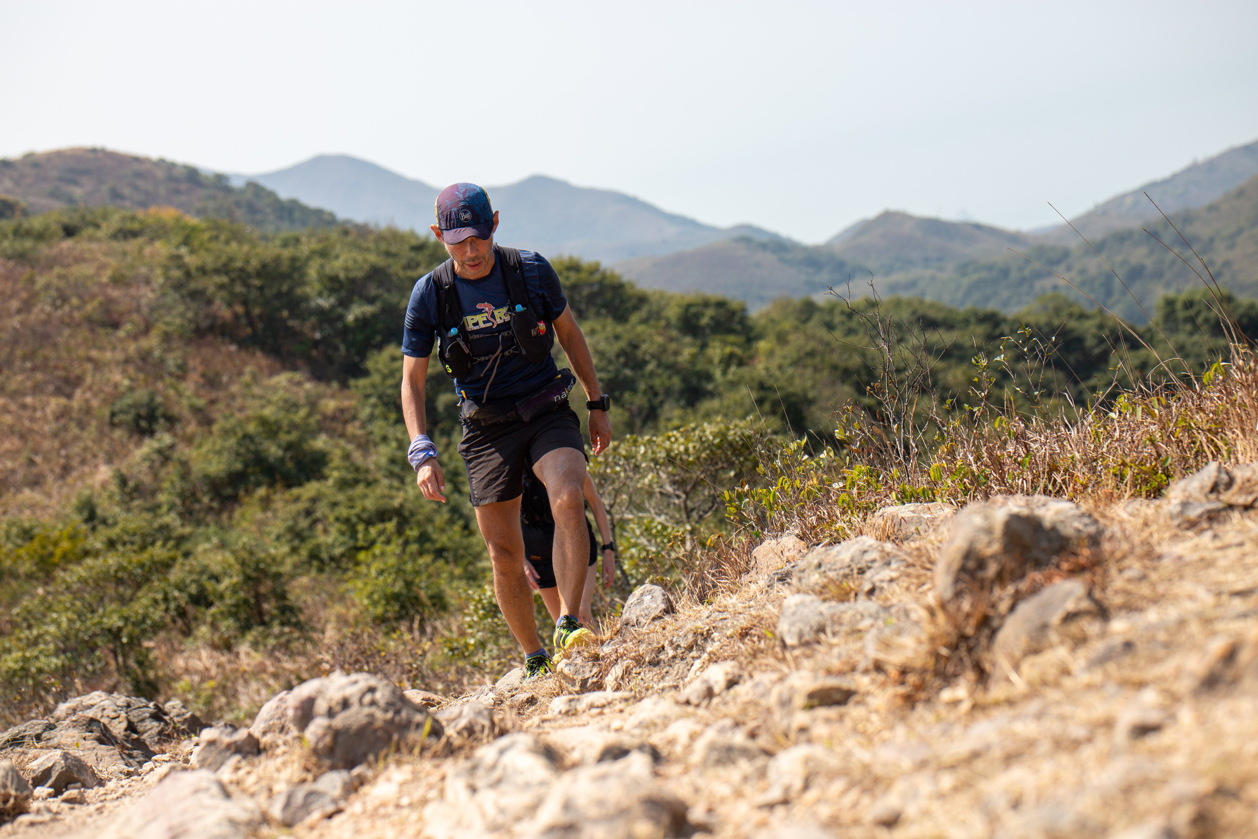 Hyun Chang Chung on his way to finishing his second Hong Kong Four Trails Ultra Challenge in 2021. Photo: Alan Li