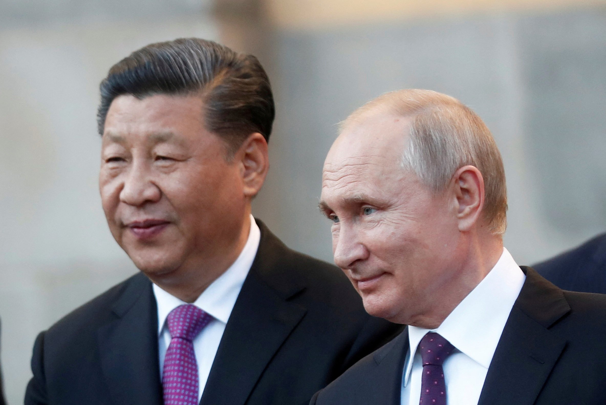 Chinese President Xi Jinping and Russian President Vladimir Putin pictured togeher in 2019. Photo: 
 Reuters