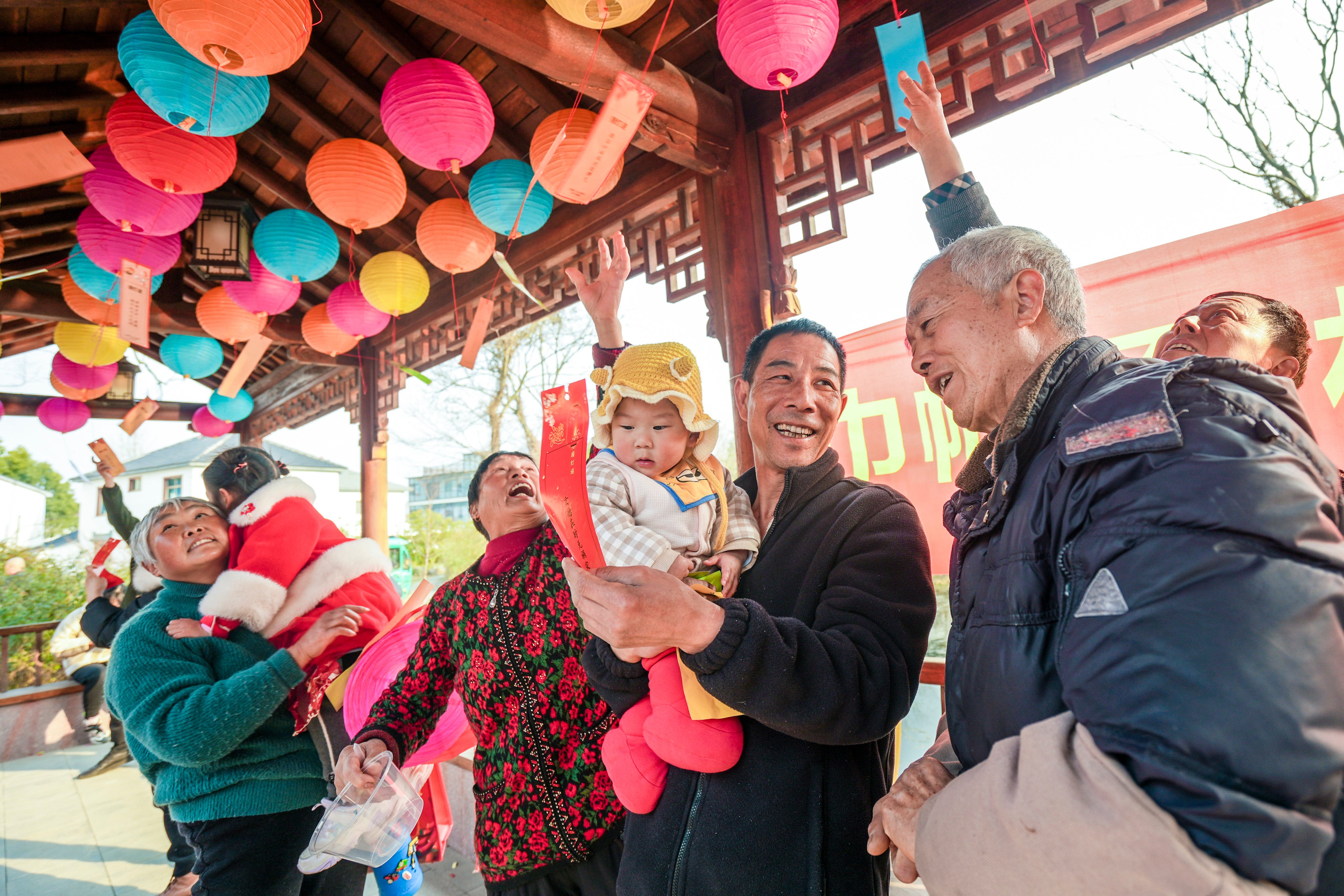 Solving lantern riddles is a big part of the celebrations. Photo: Xinhua