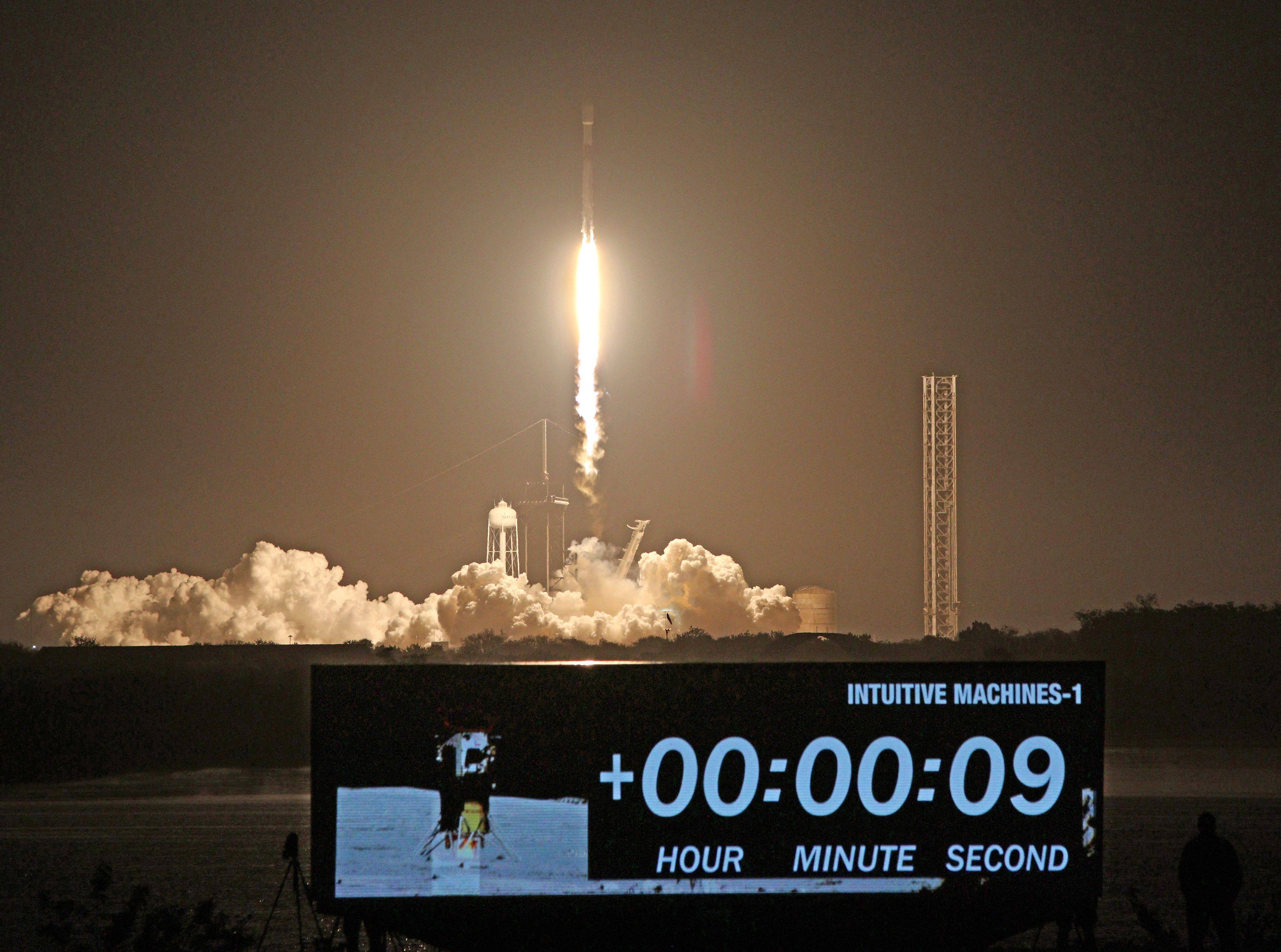 Liftoff from the Kennedy Space Centre in Cape Canaveral, Florida. Photo: AFP