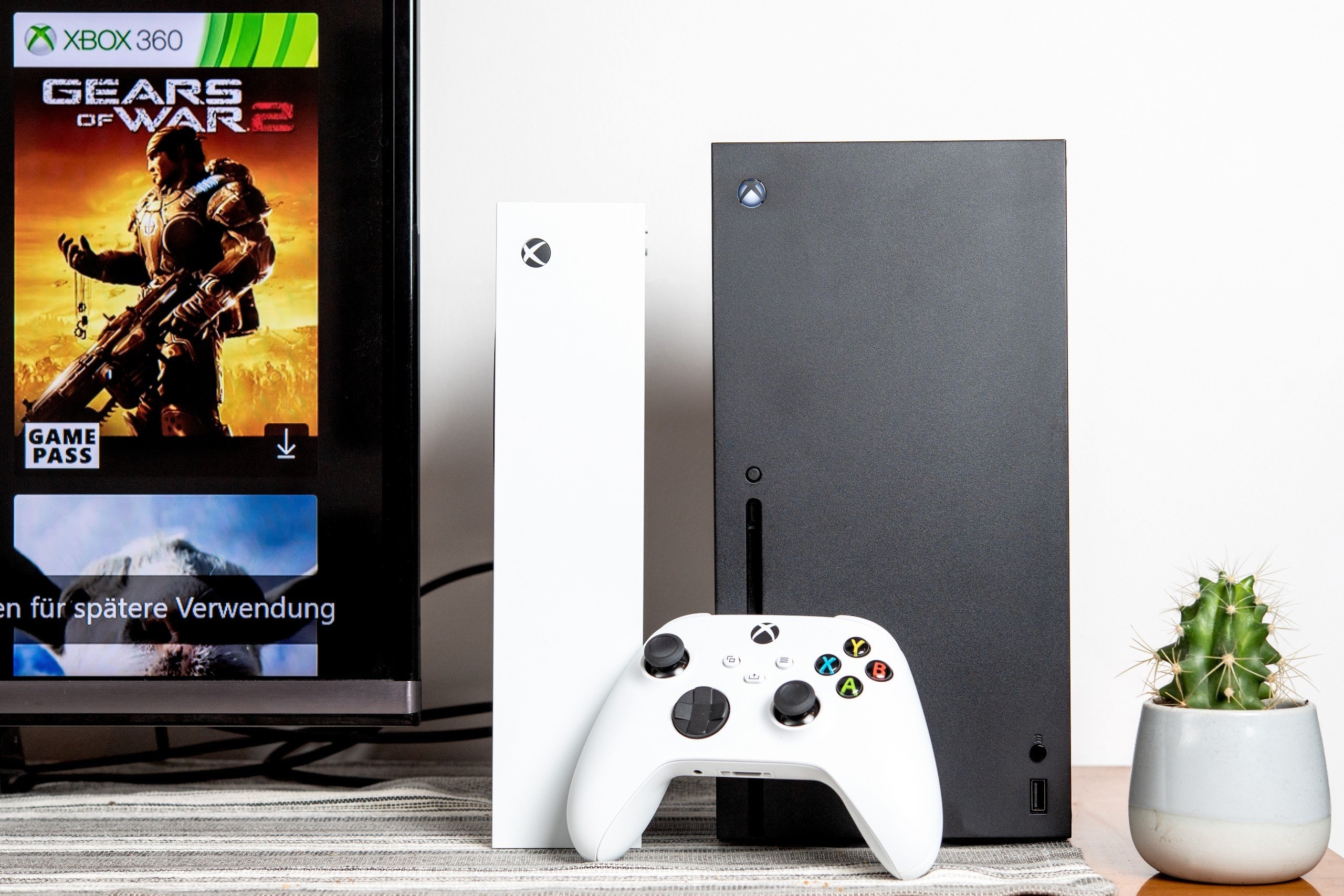 The cheaper Xbox Series S (in white) and Series X (black) make up Microsoft’s current generation of console hardware. But games once exclusive to the consoles are being made available for rivals such as Sony’s PlayStation 5 and the Nintendo Switch. Photo: DPA