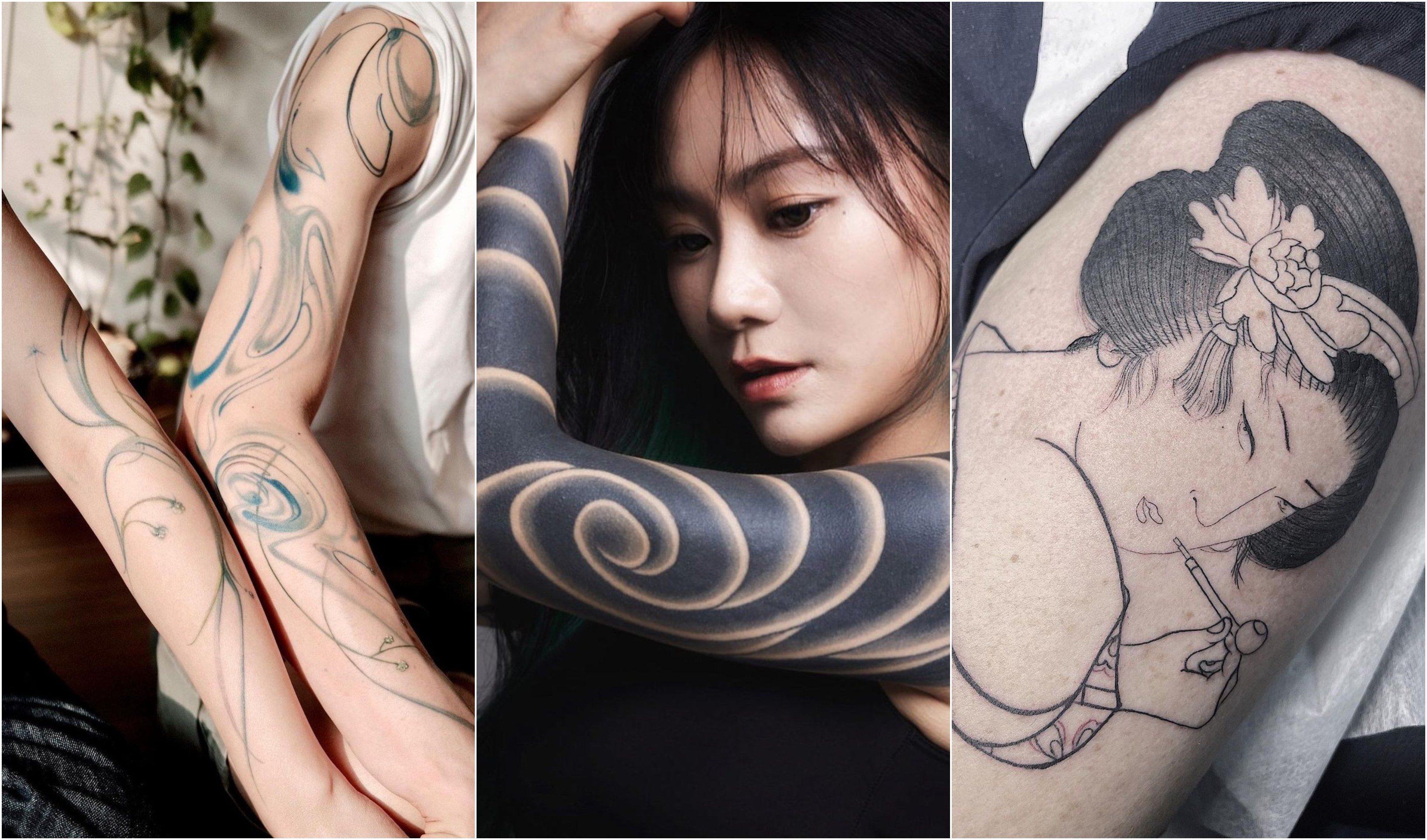 Hong Kong is home to tattoo art of the highest calibre, from Yeeki Lo’s intricately fine detail to Mirmanda’s fantastical creatures and Gaga Ma’s lines that flow like water. Photos: @gagama, @jenn_tattoo, @jenna_tattoo/Instagram