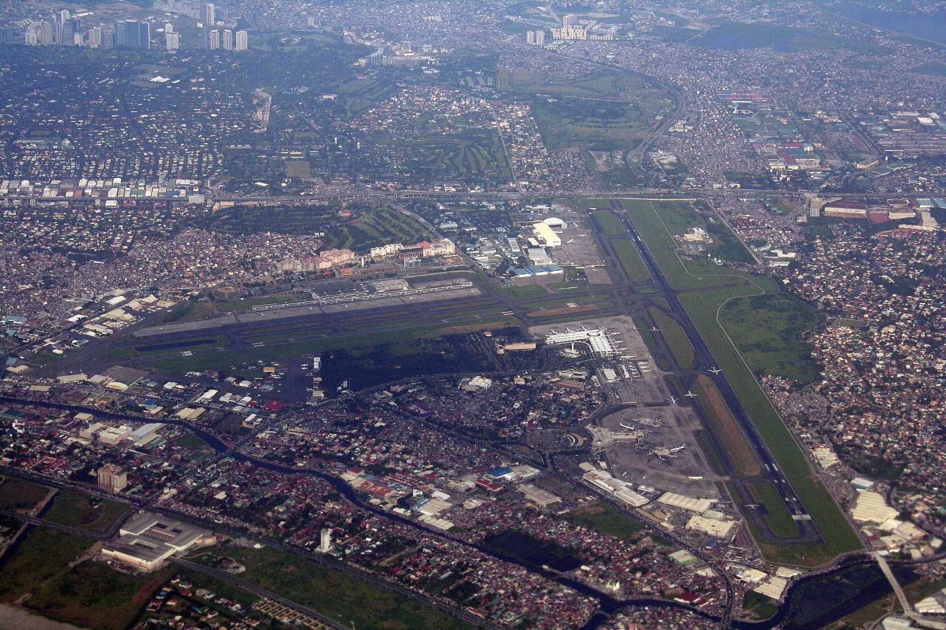 An aerial view of the Ninoy Aquino International Airport in Metro Manila, the Philippines. Photo: Wikimedia Commons