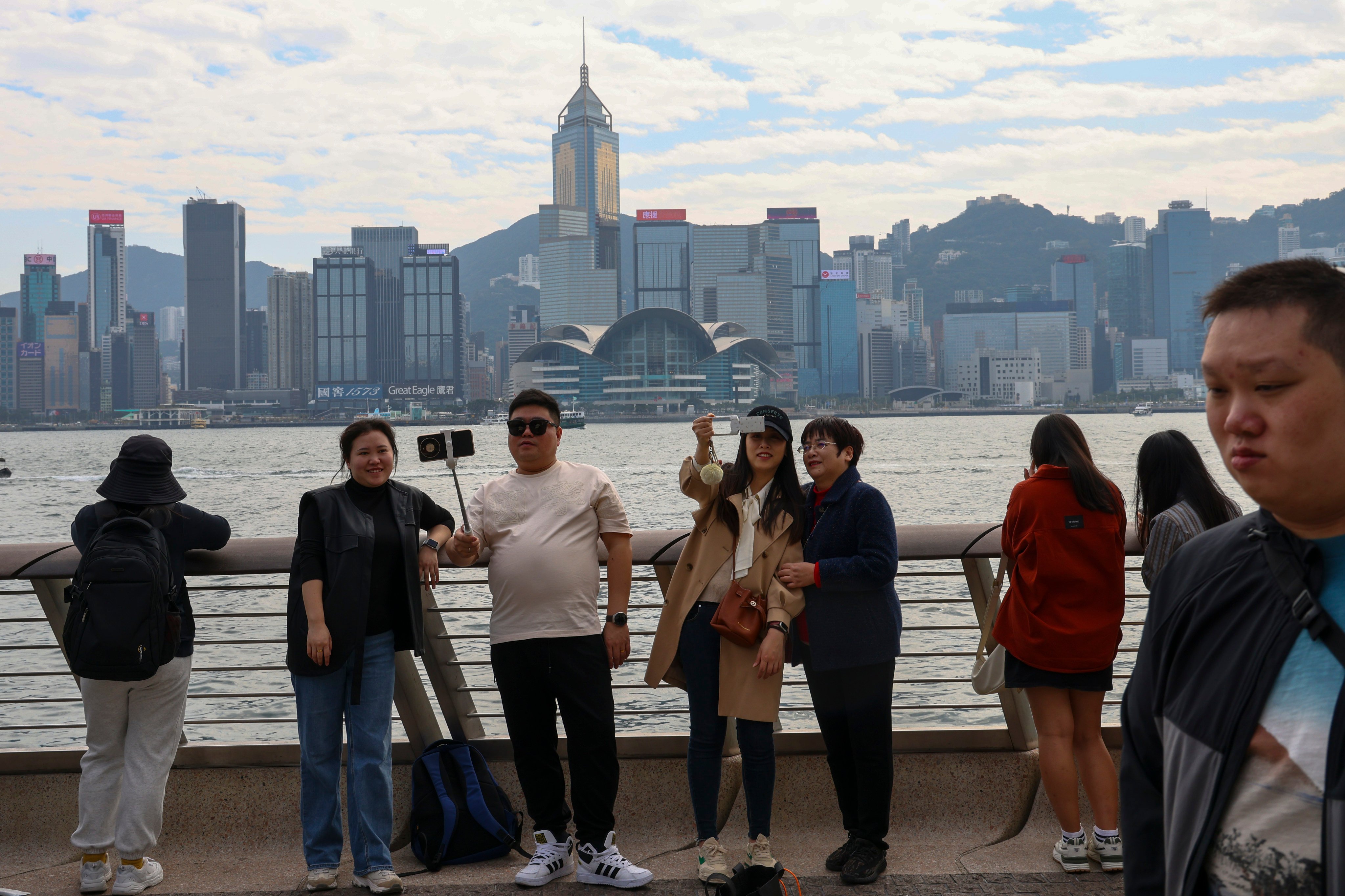 Last year, almost 34 million people visited Hong Kong, including more than 26.8 million from the mainland, according to the Hong Kong Tourism Board. This boosted sales of insurance policies, which jumped significantly compared to the three-year Covid-19 period. Photo: Dickson Lee