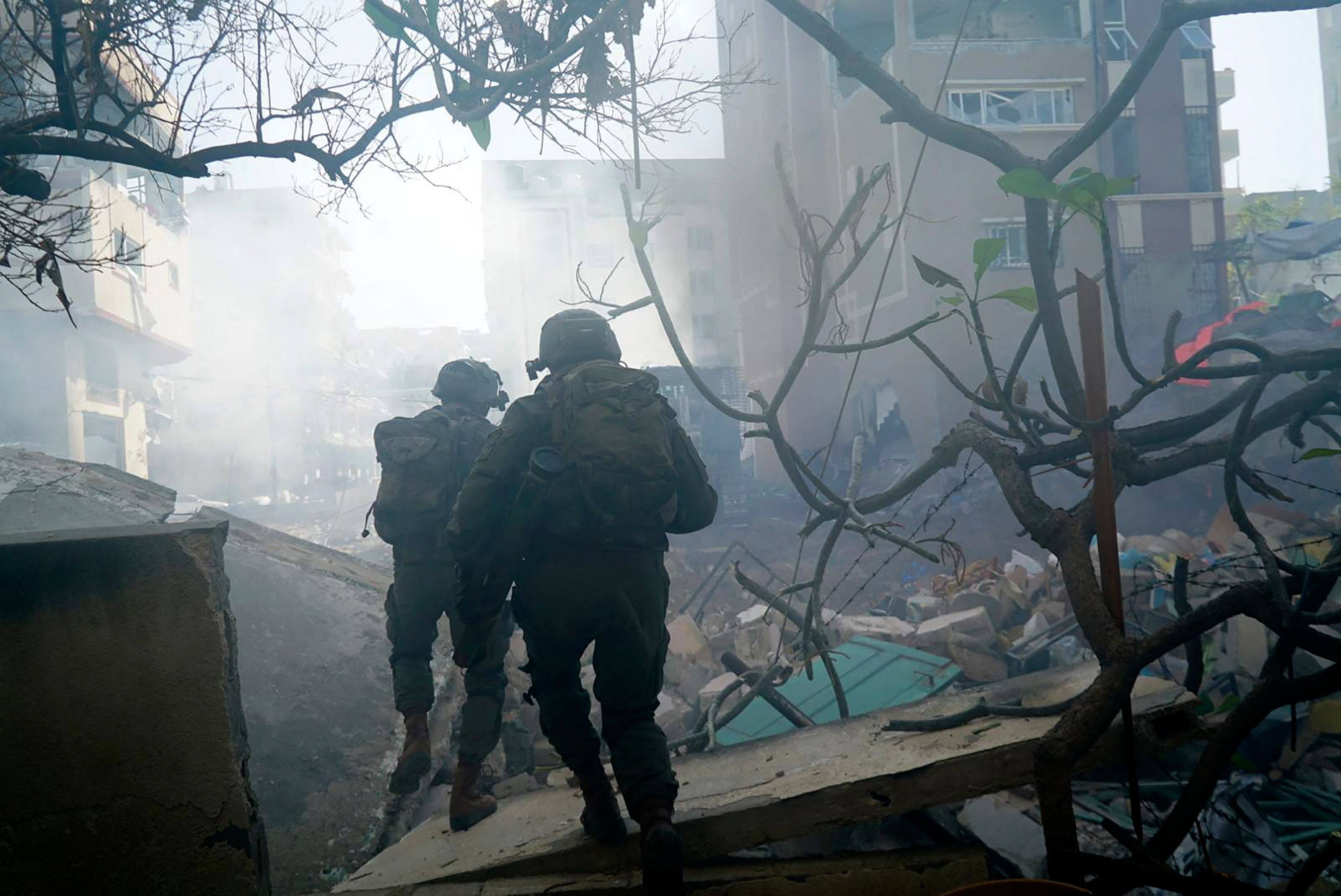 Israeli troops operating in the Gaza Strip. Photo: Israeli Army via AFP