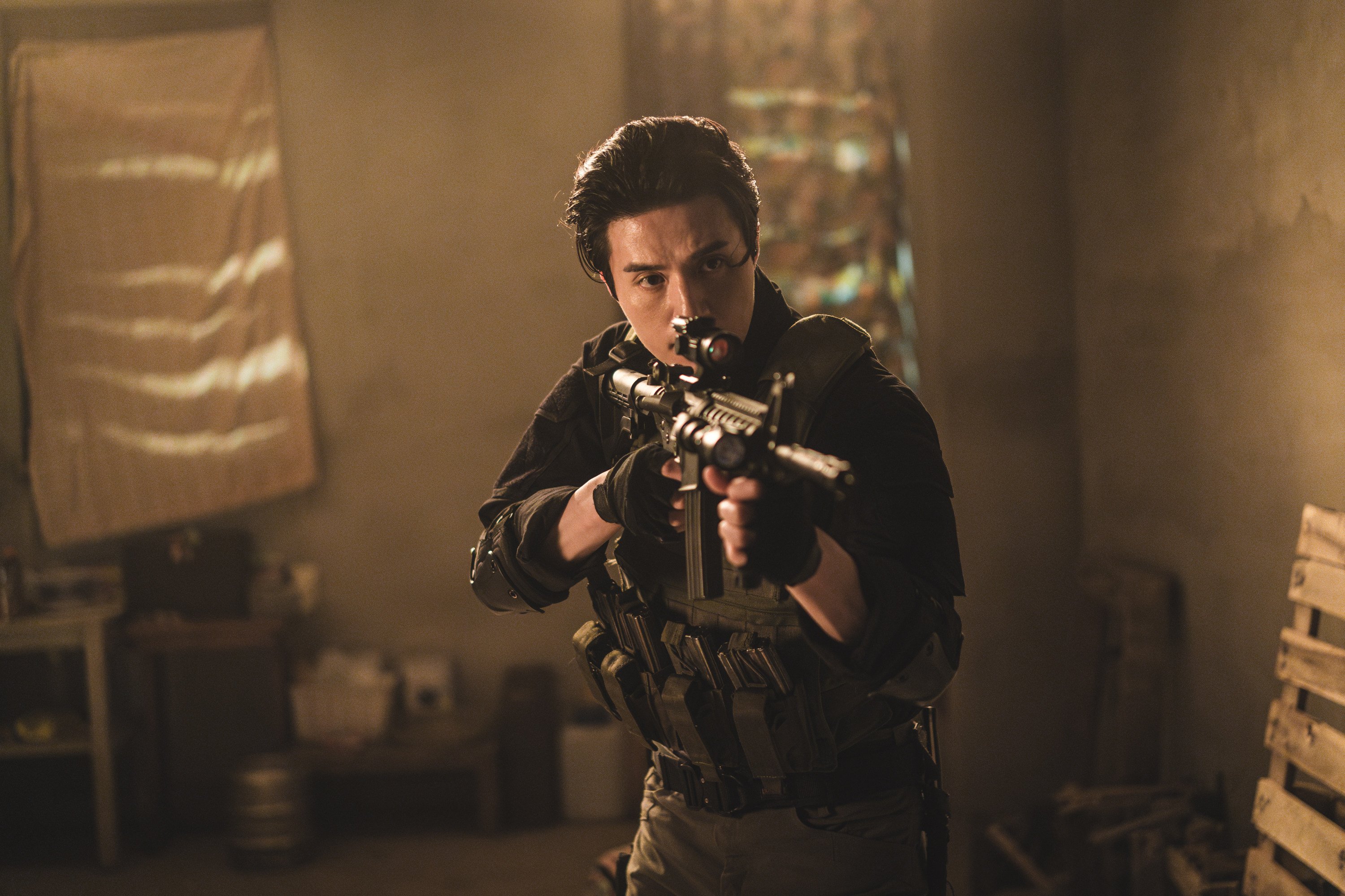 Lee Dong-wook in a still from A Shop for Killers. Photo: Disney+