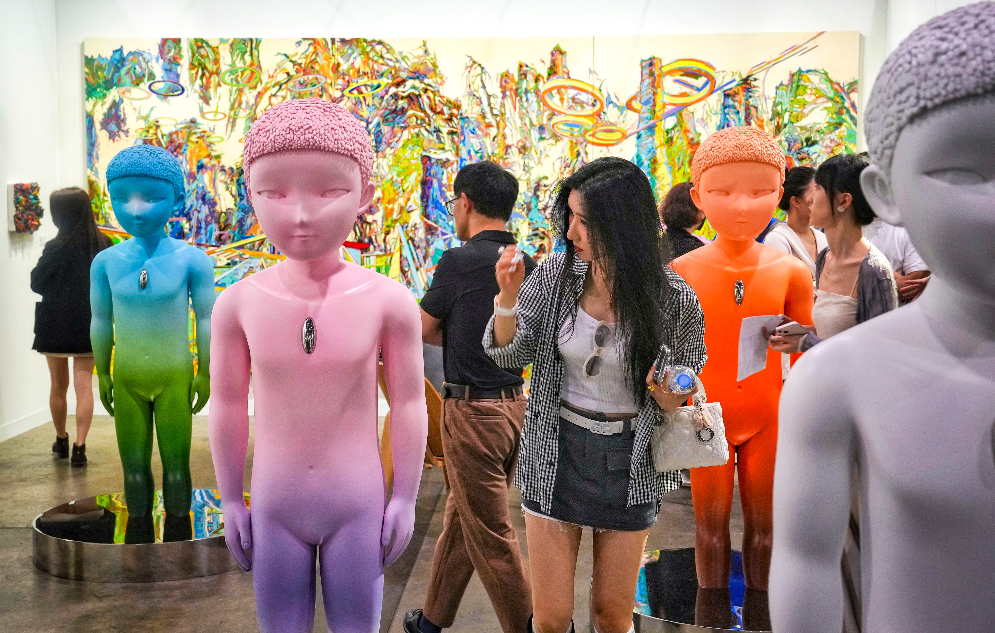 Artworks on display at Art Basel Hong Kong 2023. Hong Kong is set to host more mega events in 2024. Photo: Elson Li