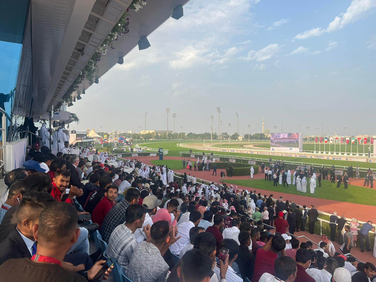 The H.H. The Amir Sword Festival takes place at Al Rayyan racecourse. Photo: SCMP
