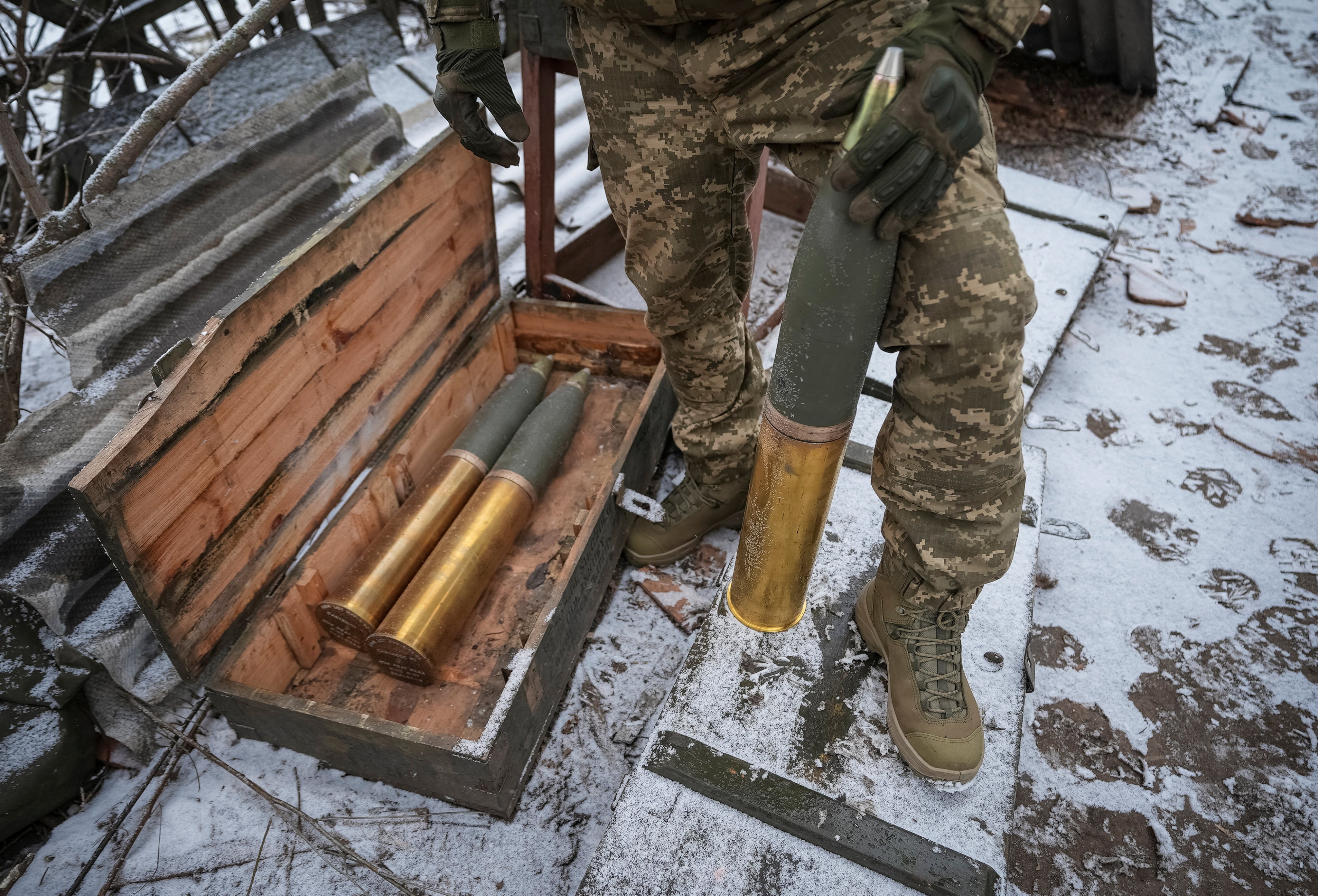 Ukraine has pleaded for more artillery shells from Western allies. Photo: Reuters