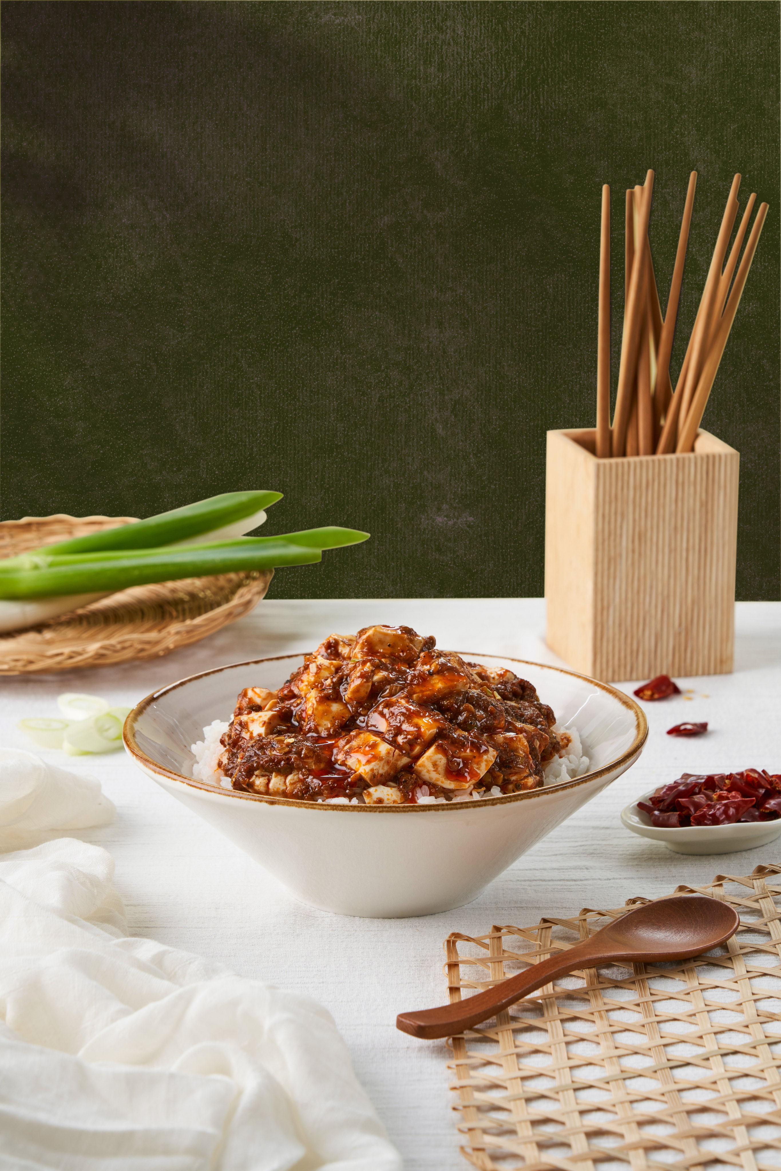A bowl of mapo don at Chatterbox Express. The Singaporean chain has partnered with Chen’s Mapo Tofu to bring several Japanese-adapted Sichuan to Hong Kong, including dan dan noodles and popcorn chicken. Photo: Chatterbox Express