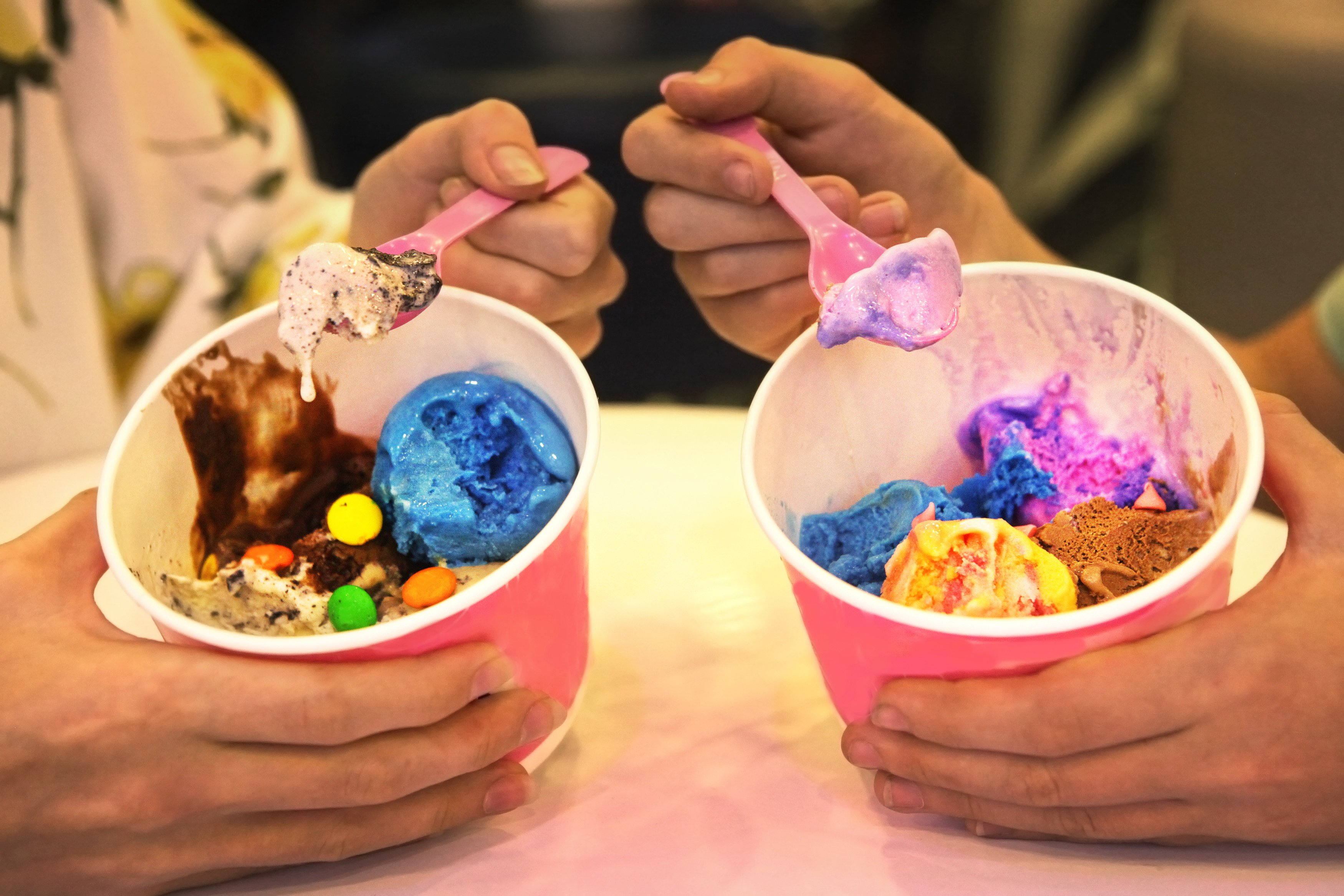 A new Baskin-Robbins store in Seoul features flavours created by a new AI-based product development system. Photo: Shutterstock